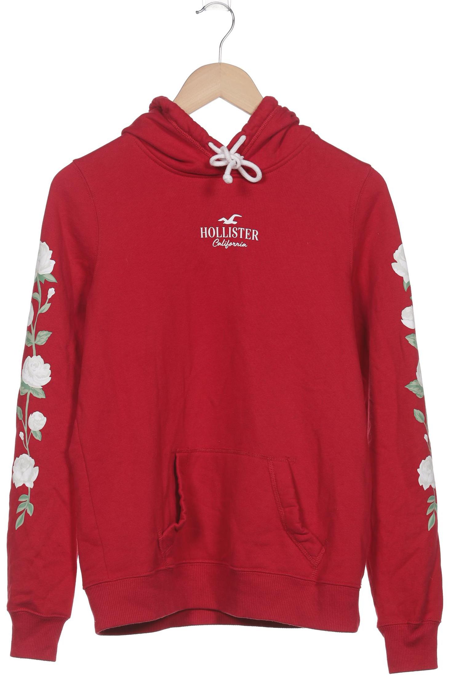 

Hollister Damen Kapuzenpullover, rot, Gr. 36