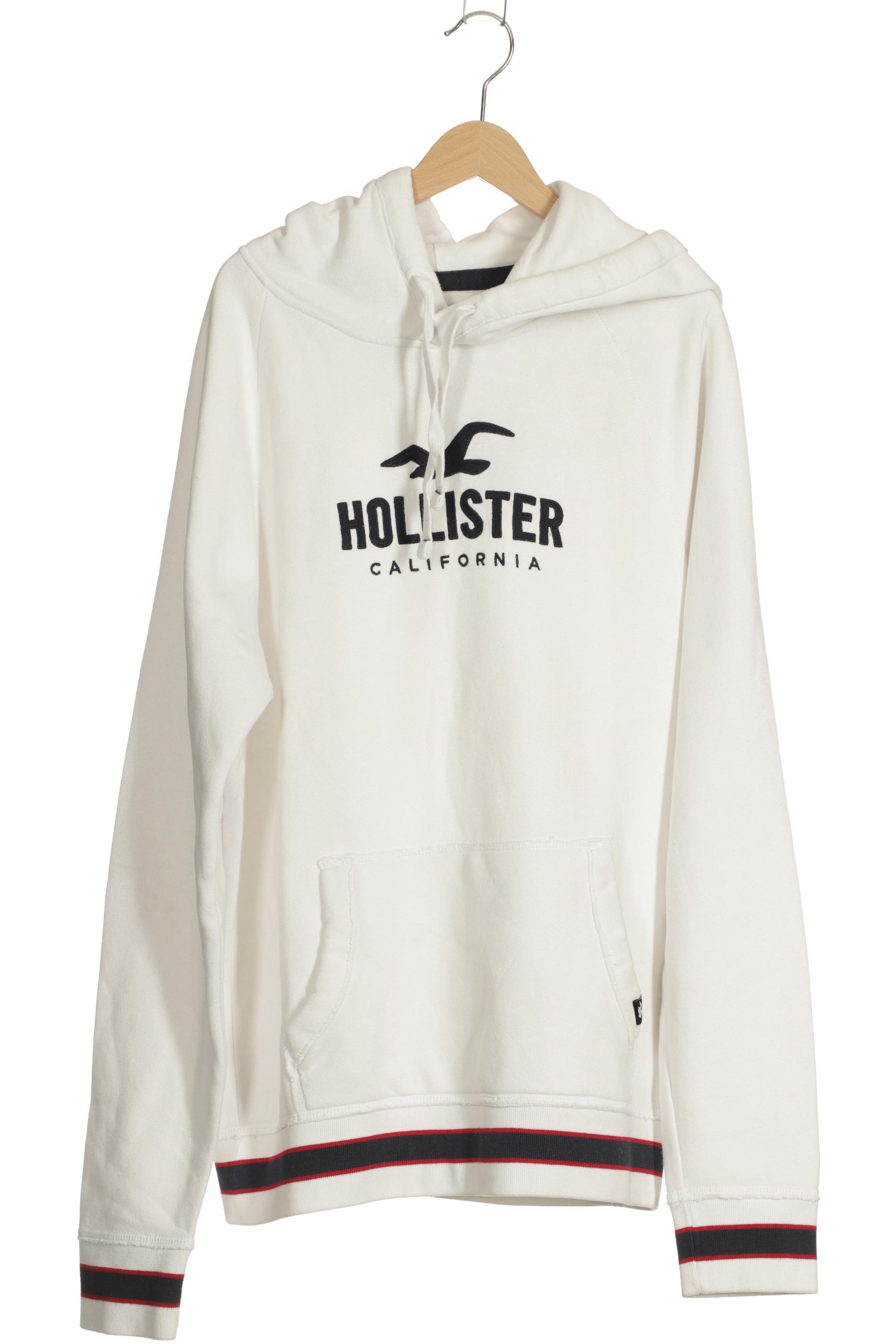 

Hollister Damen Kapuzenpullover, weiß, Gr.