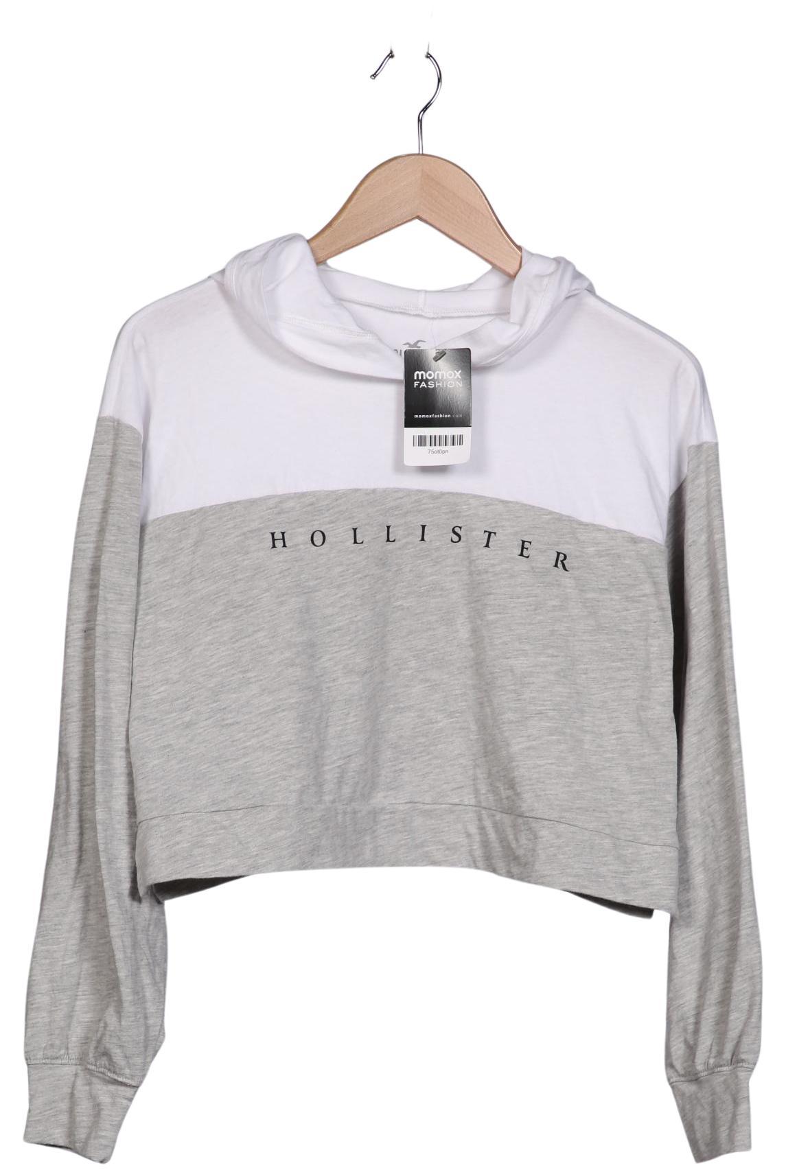 

Hollister Damen Kapuzenpullover, grau, Gr. 36
