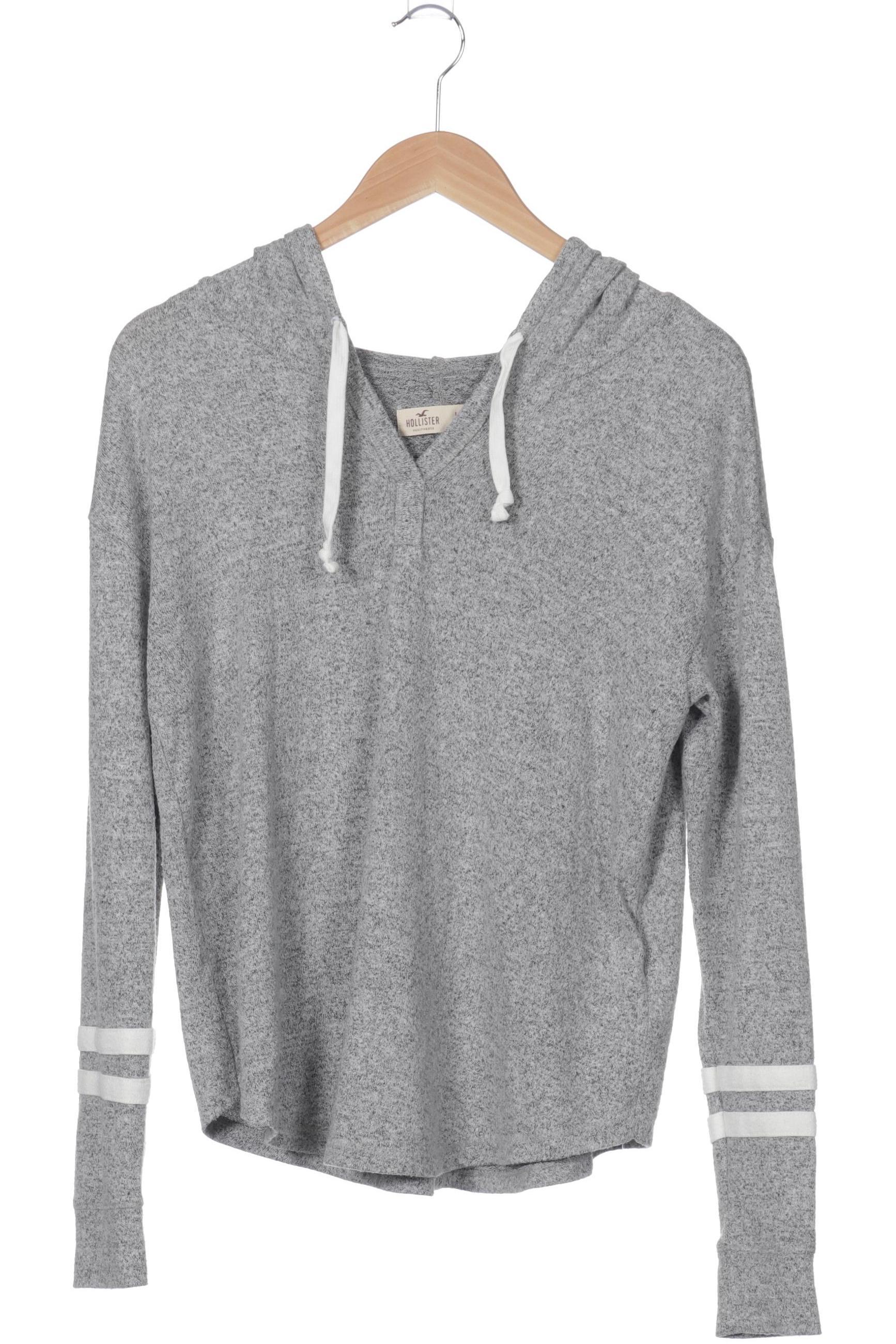 

Hollister Damen Kapuzenpullover, grau, Gr.
