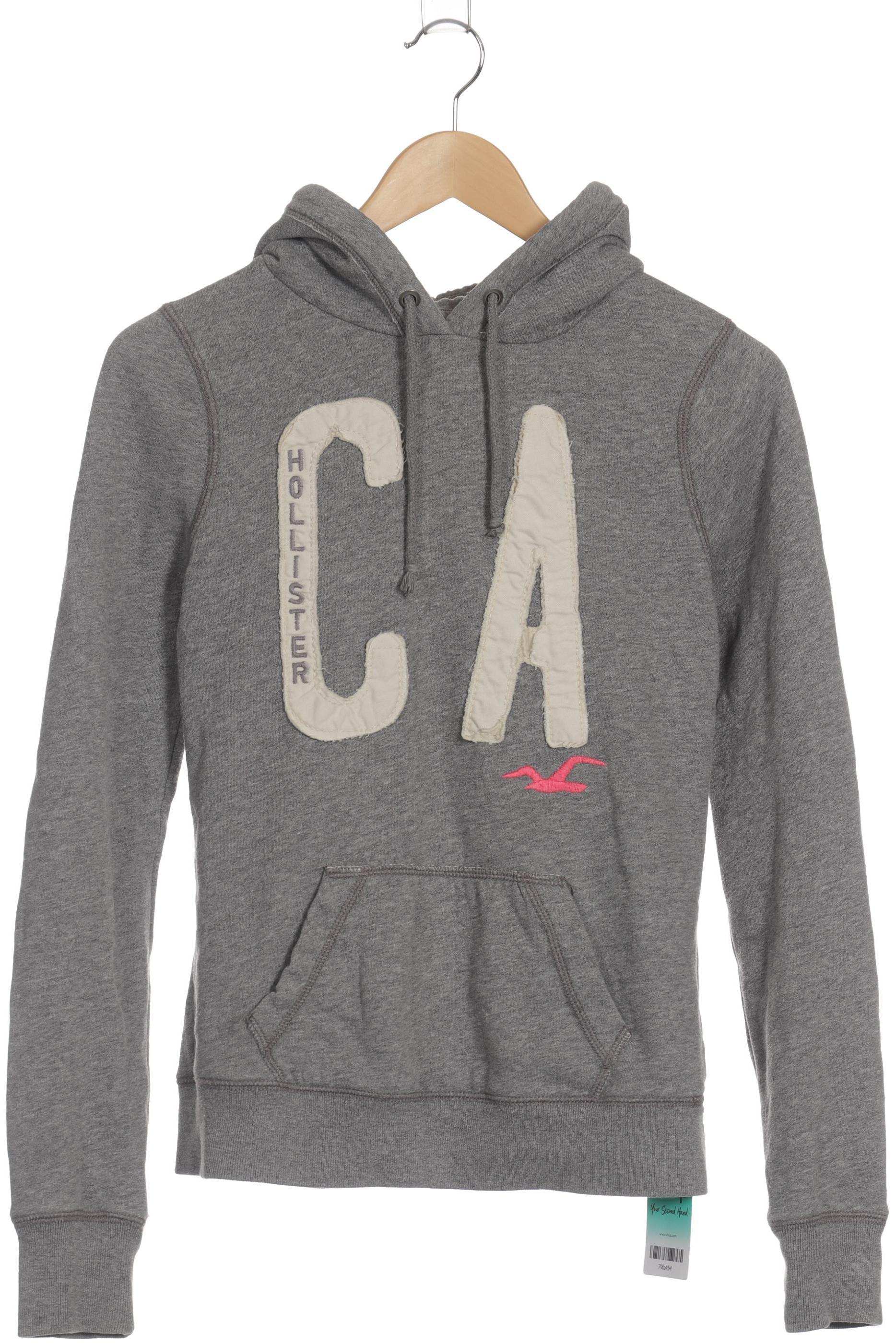 

Hollister Damen Kapuzenpullover, grau, Gr.