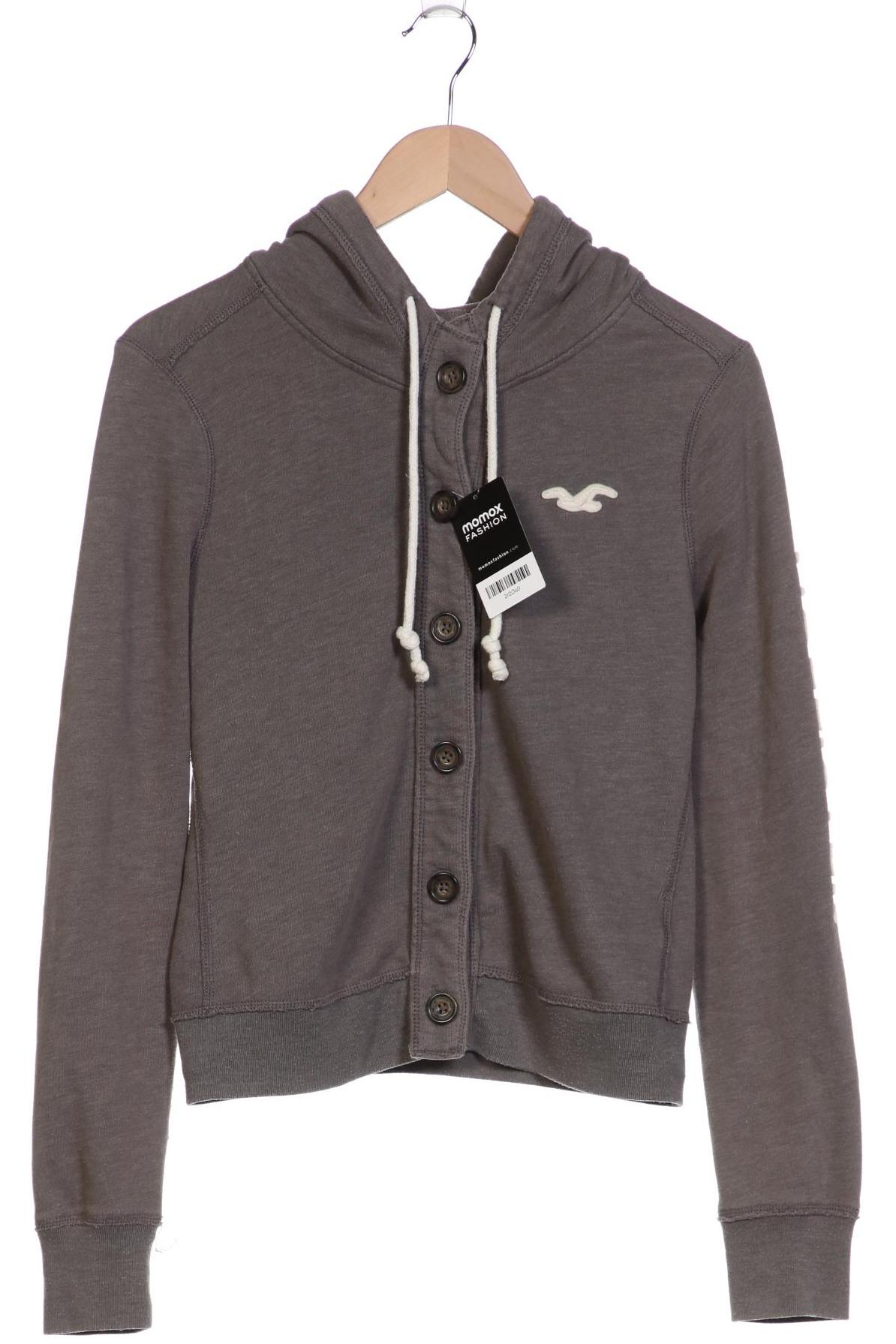 

Hollister Damen Kapuzenpullover, grau, Gr. 38