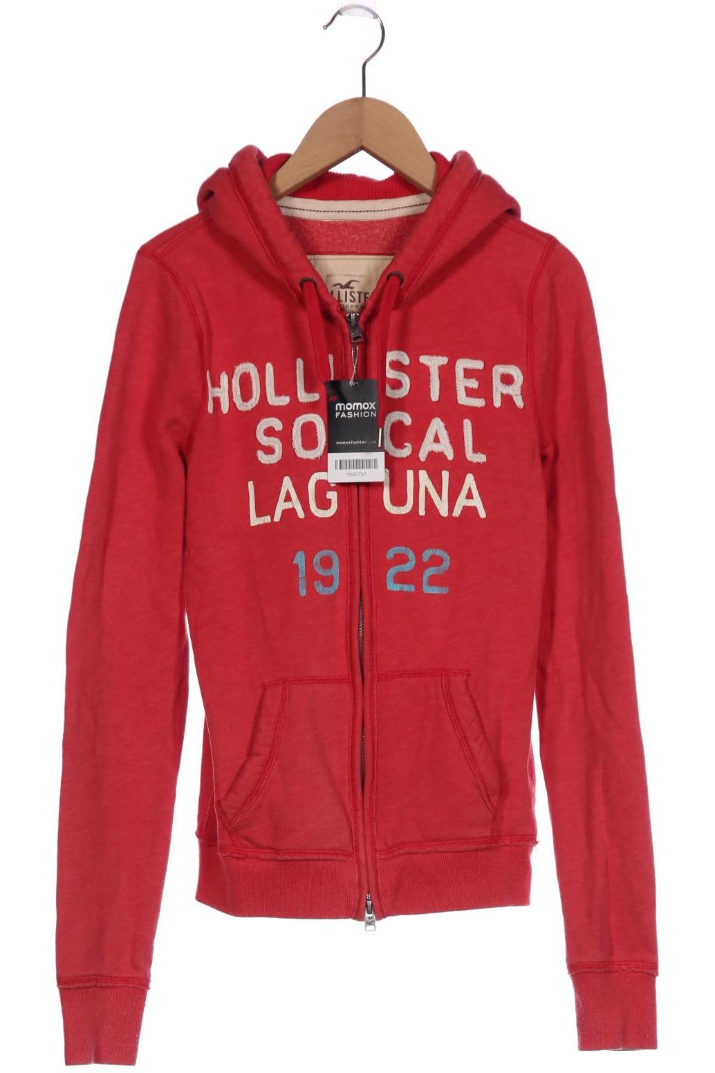 

Hollister Damen Kapuzenpullover, rot, Gr. 38