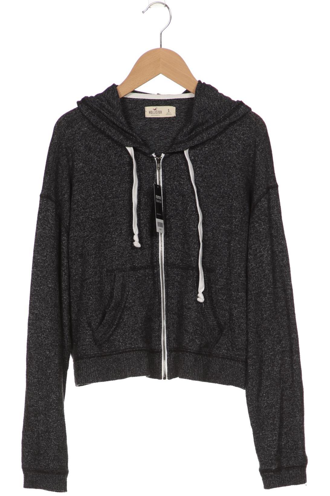

Hollister Damen Kapuzenpullover, grau, Gr. 36