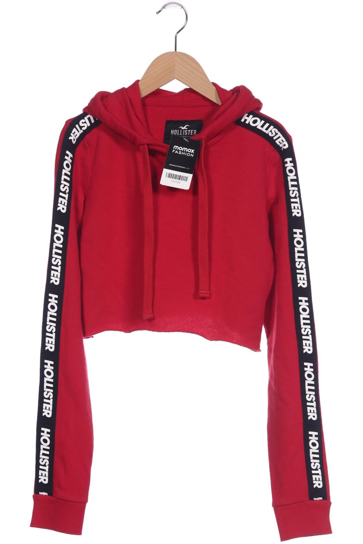 

Hollister Damen Kapuzenpullover, rot, Gr. 34