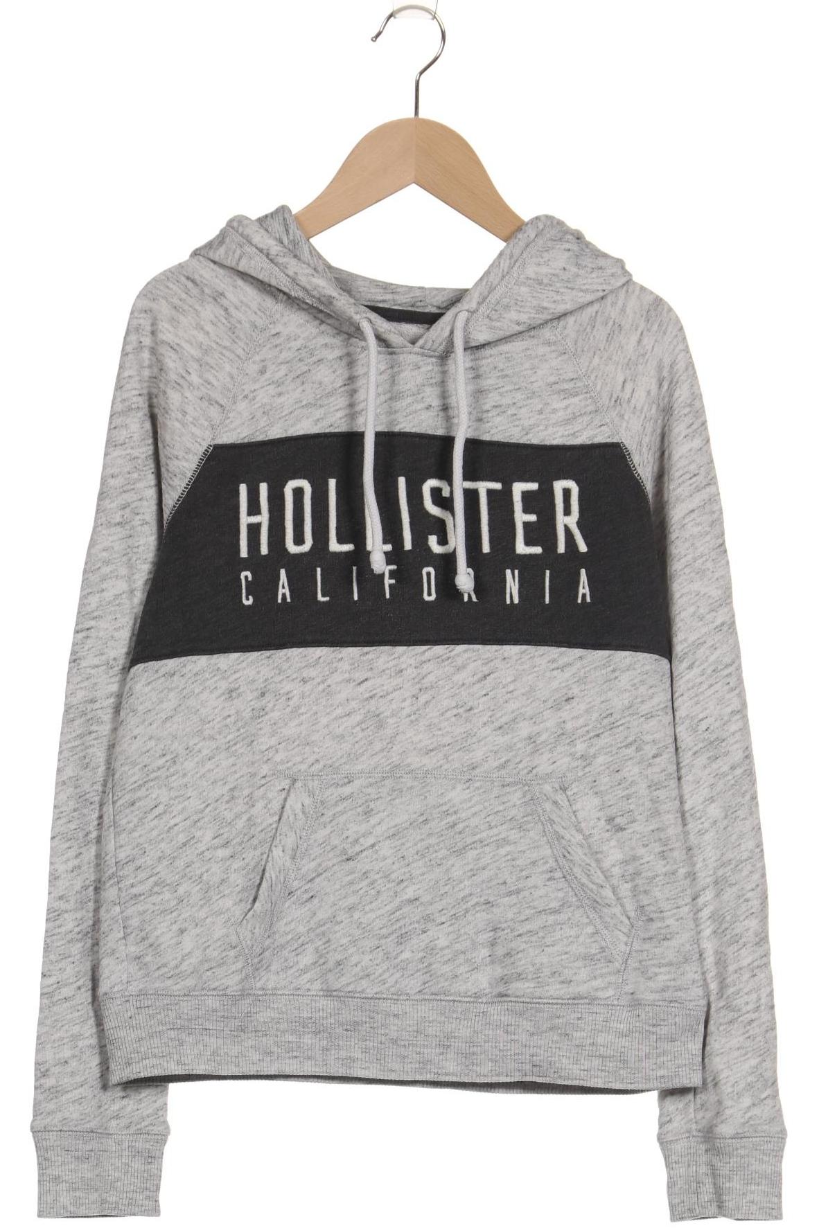 

Hollister Damen Kapuzenpullover, grau, Gr. 36