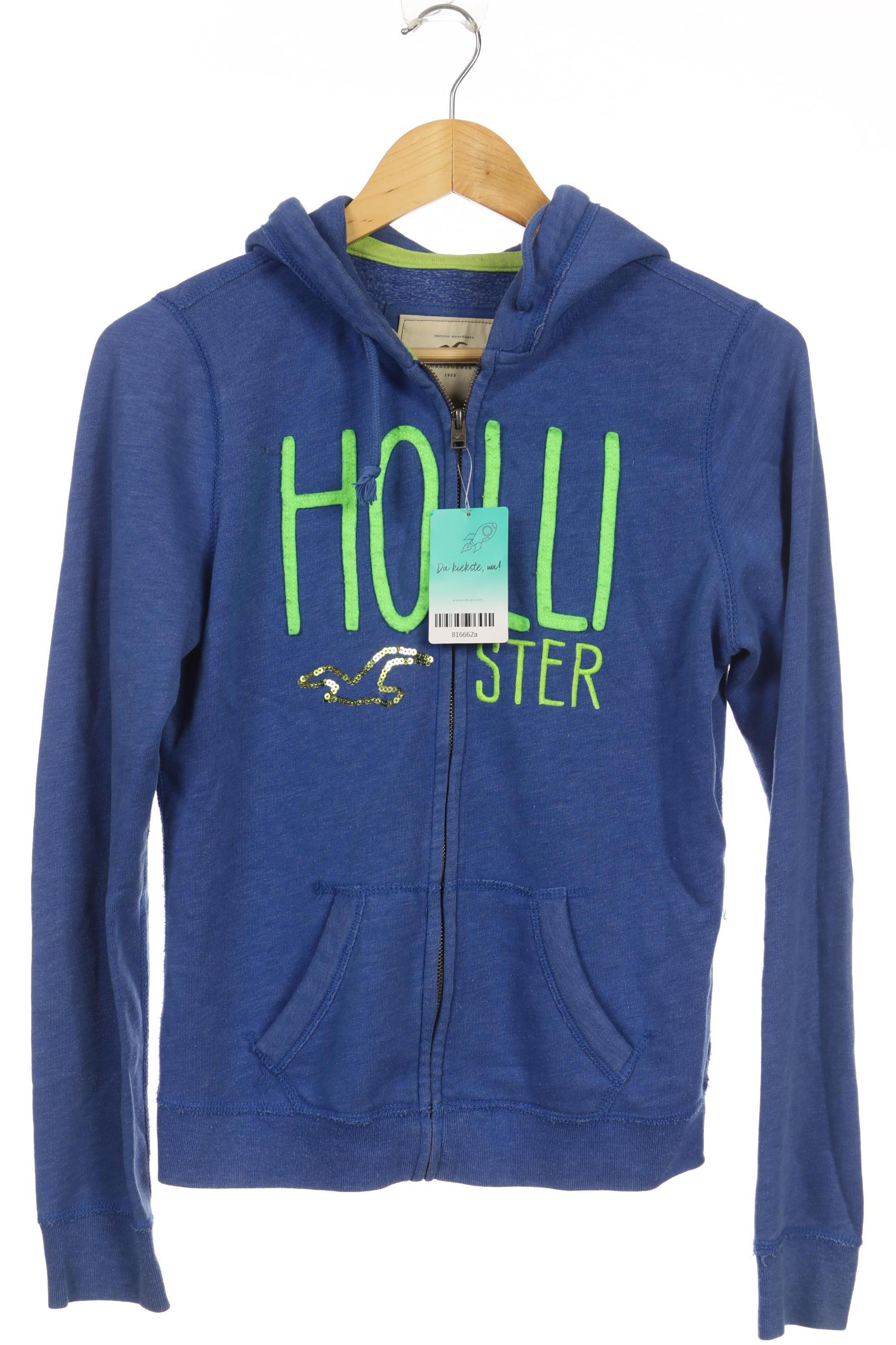 

Hollister Damen Kapuzenpullover, blau, Gr.