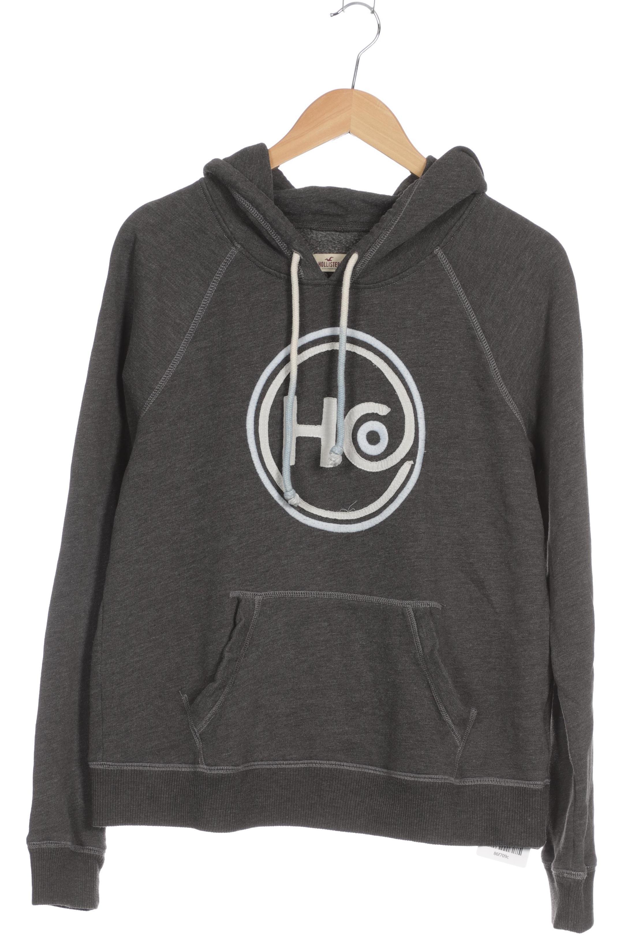 

Hollister Damen Kapuzenpullover, grau, Gr.