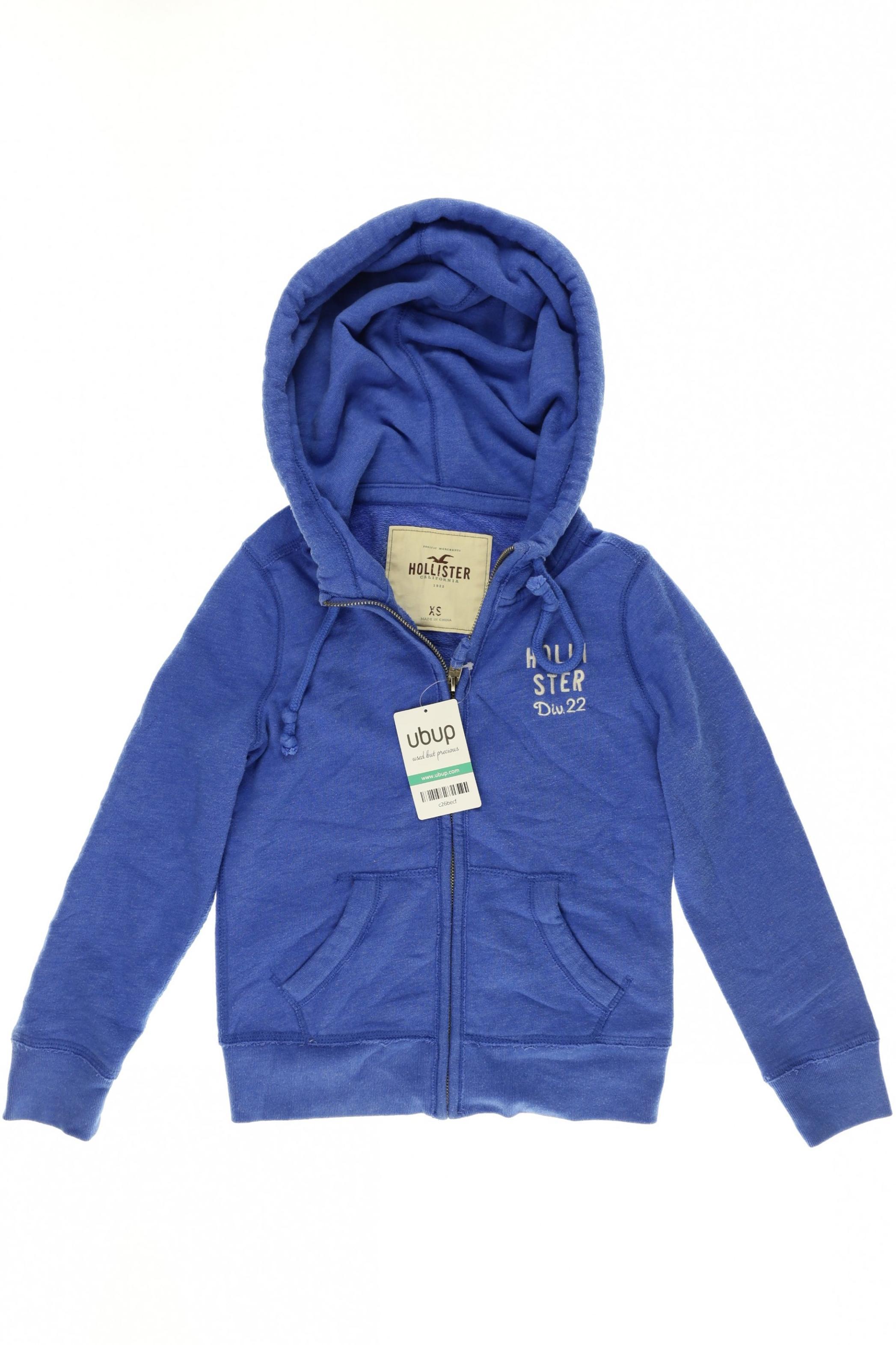

Hollister Damen Kapuzenpullover, blau, Gr.