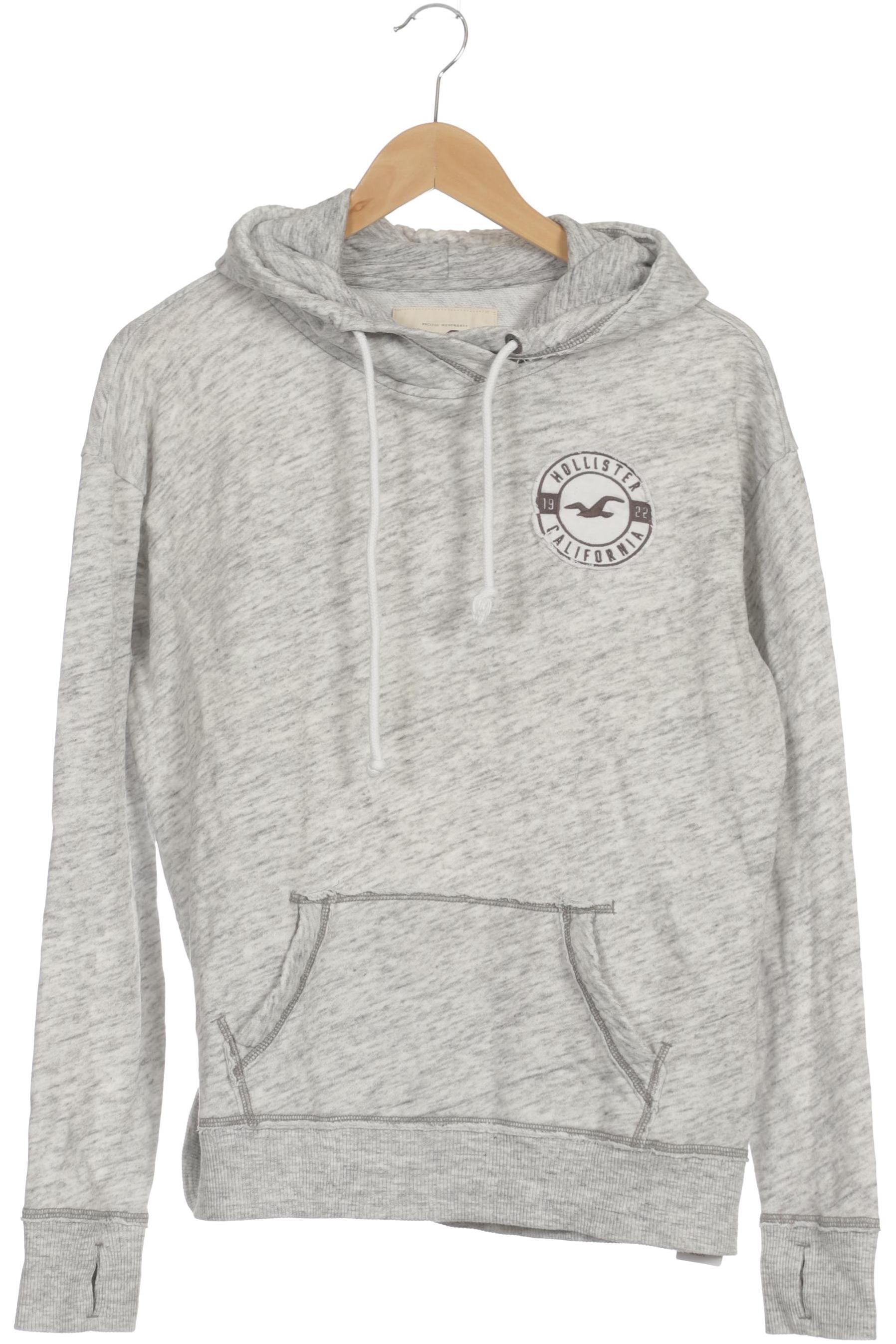 

Hollister Damen Kapuzenpullover, grau, Gr.