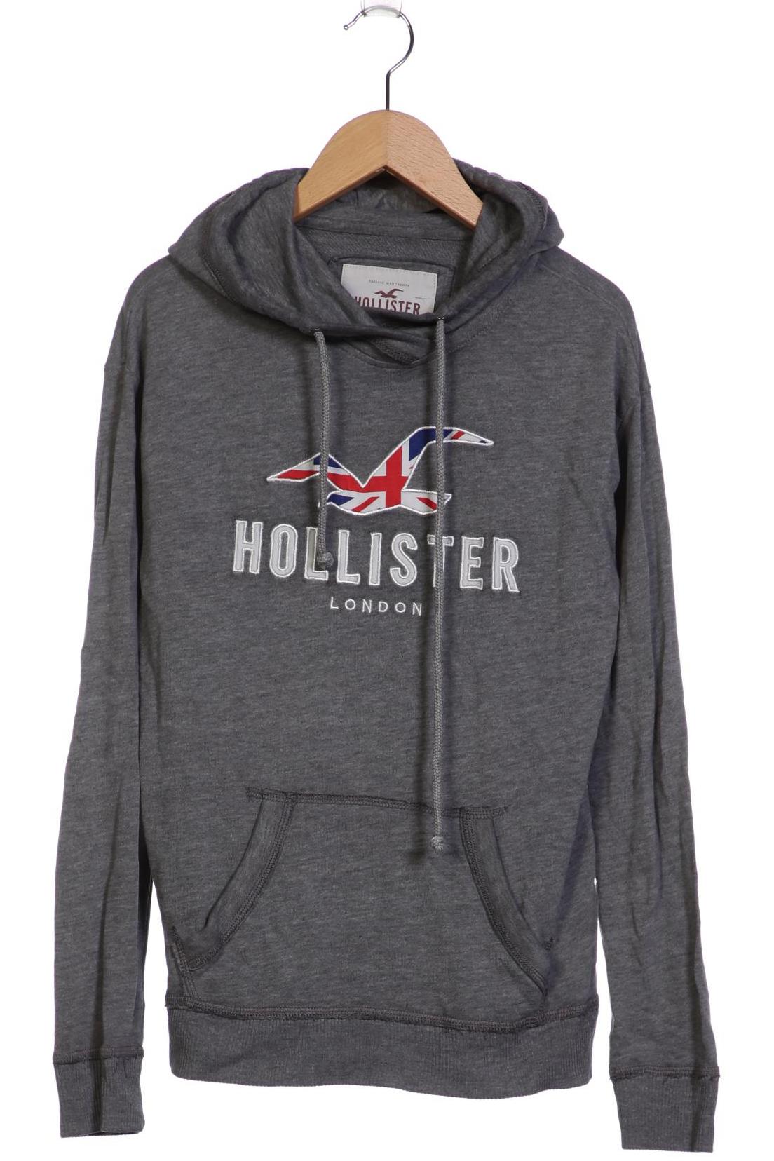 

Hollister Damen Kapuzenpullover, grau, Gr. 34