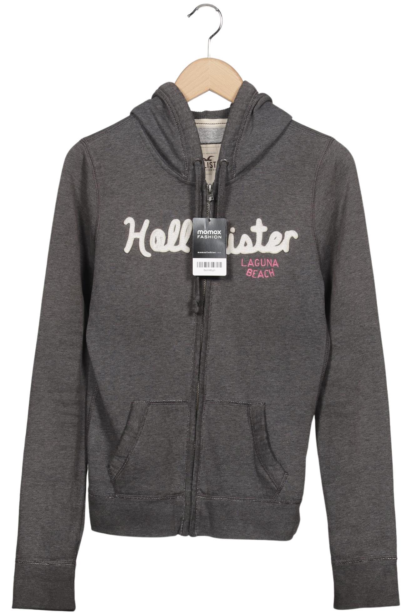 

Hollister Damen Kapuzenpullover, grau, Gr. 42