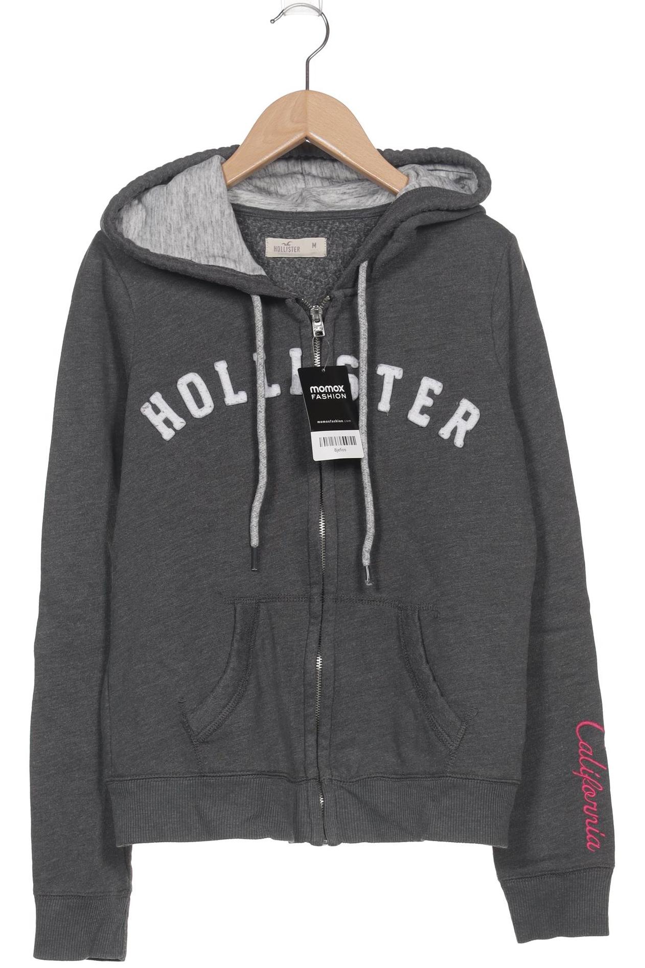 

Hollister Damen Kapuzenpullover, grau, Gr. 38