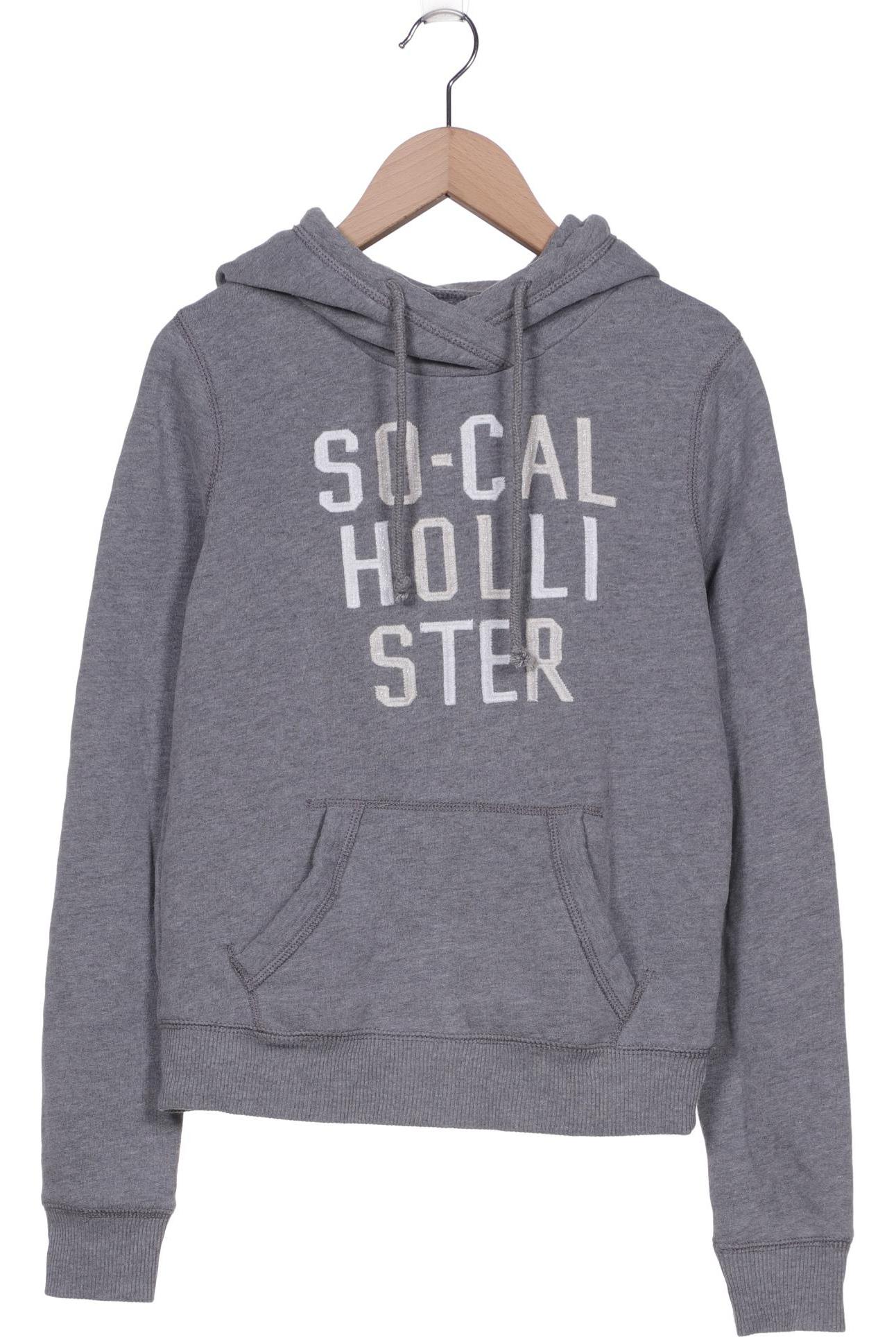 

Hollister Damen Kapuzenpullover, grau, Gr. 34