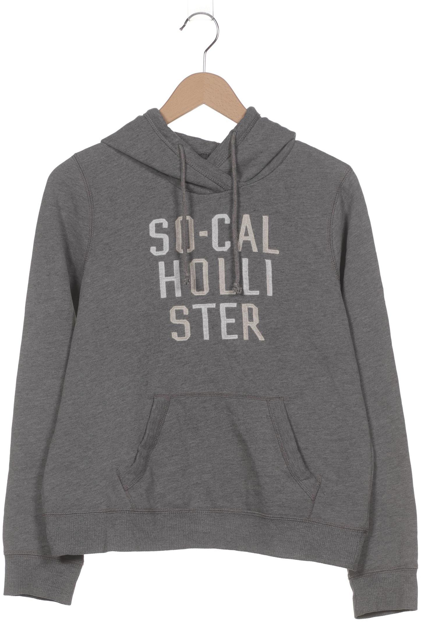 

Hollister Damen Kapuzenpullover, grau, Gr. 42