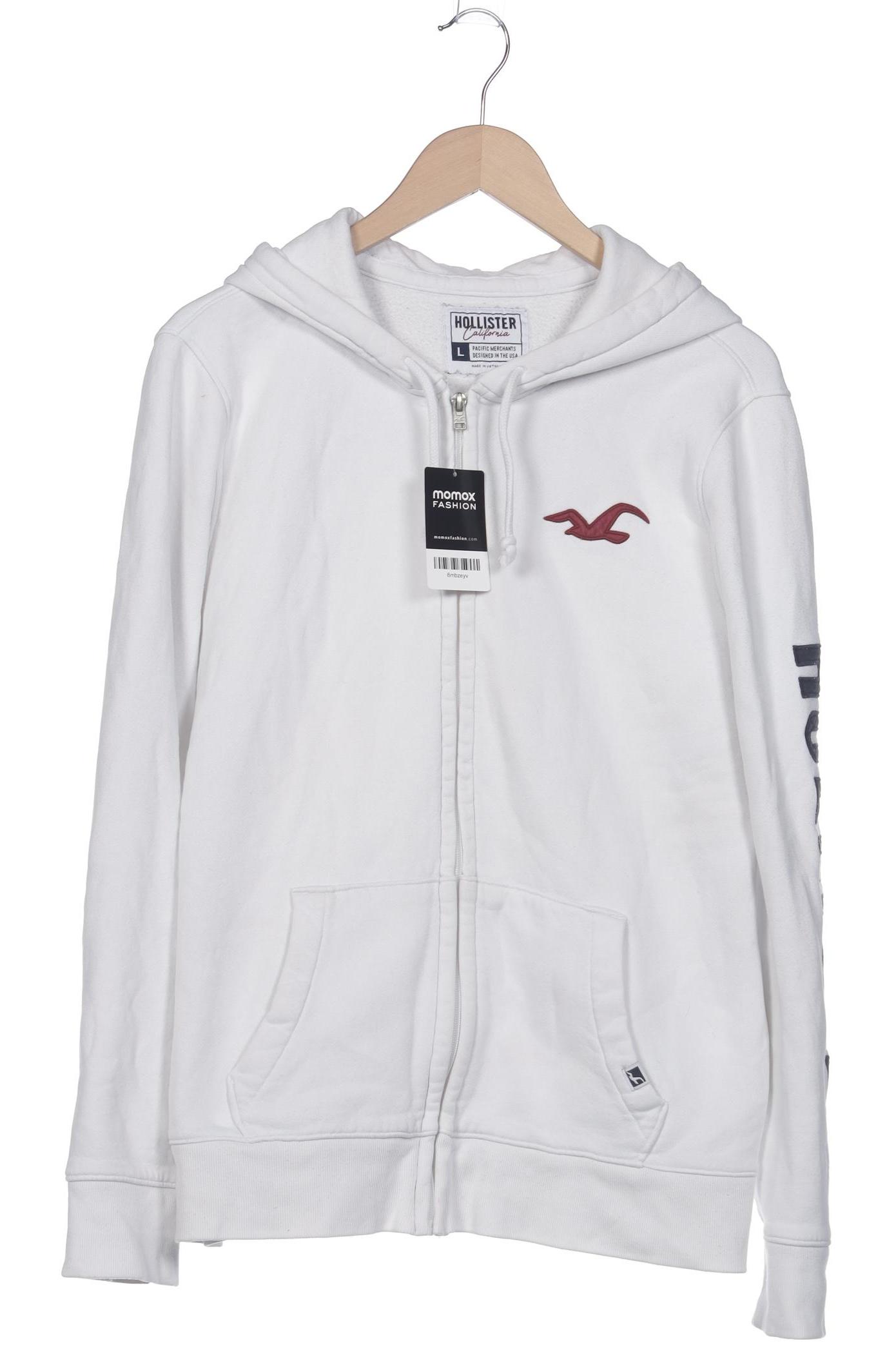 

Hollister Damen Kapuzenpullover, weiß, Gr. 42