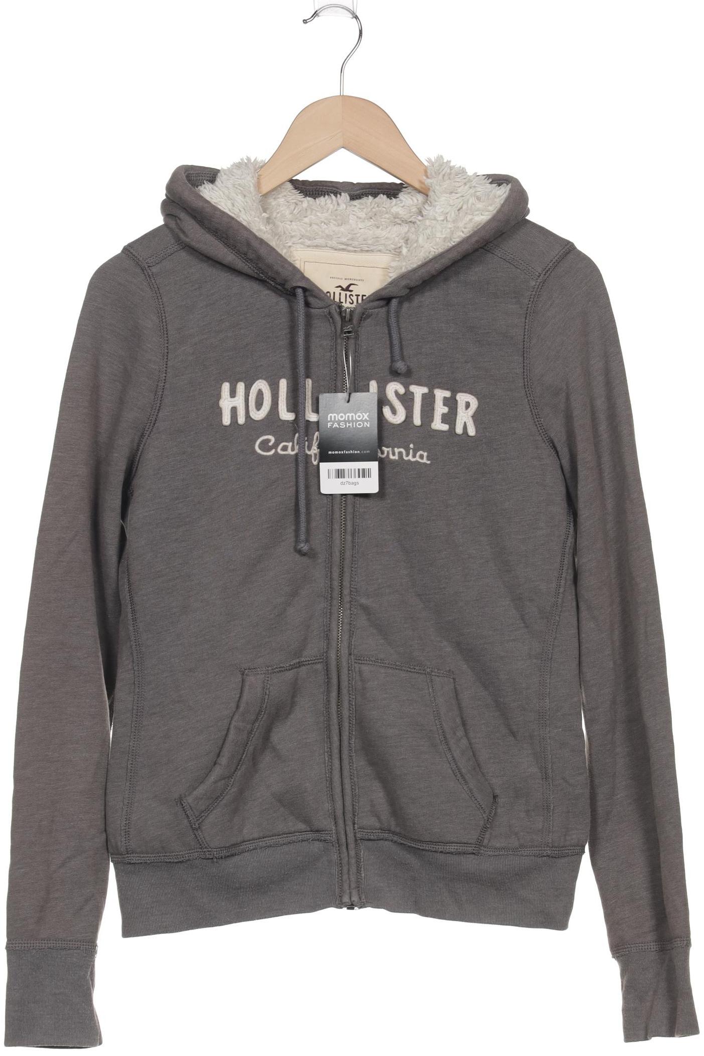 

Hollister Damen Kapuzenpullover, grau, Gr. 42