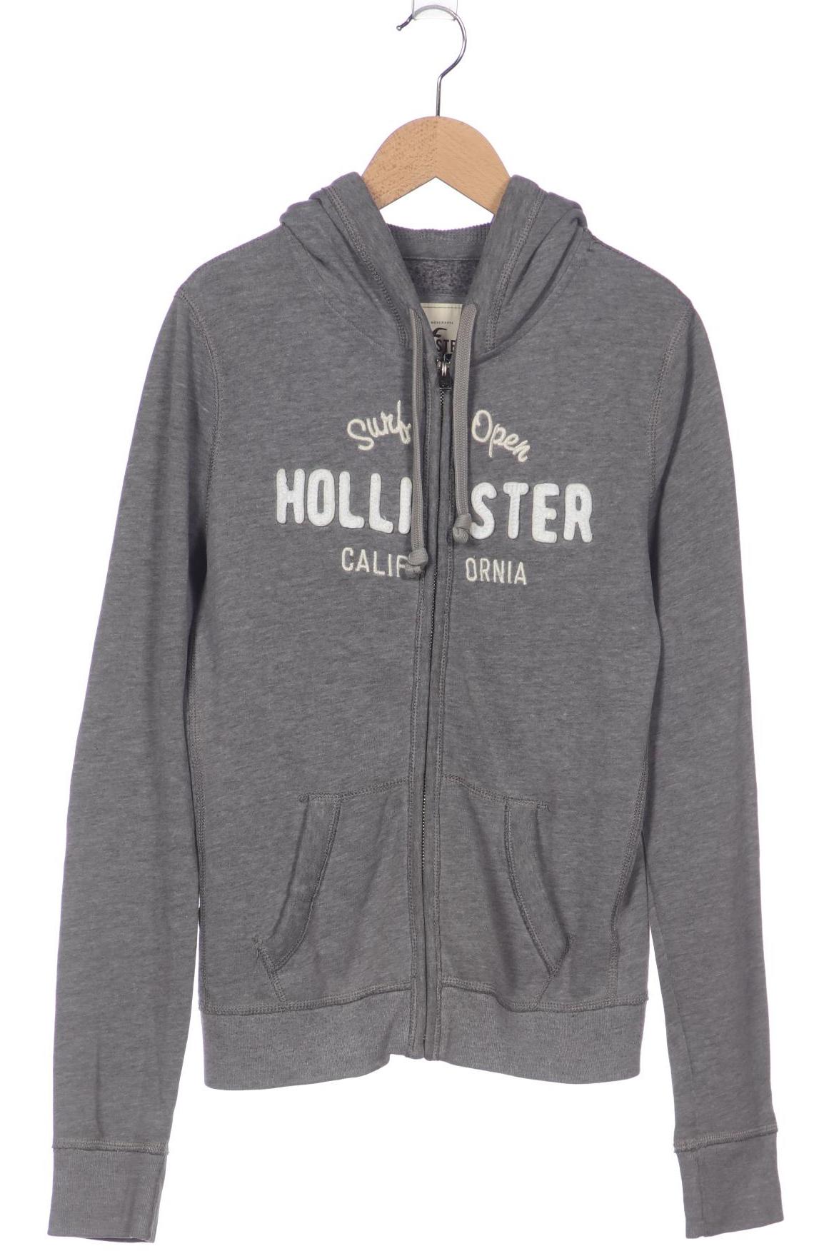 

Hollister Damen Kapuzenpullover, grau, Gr. 42