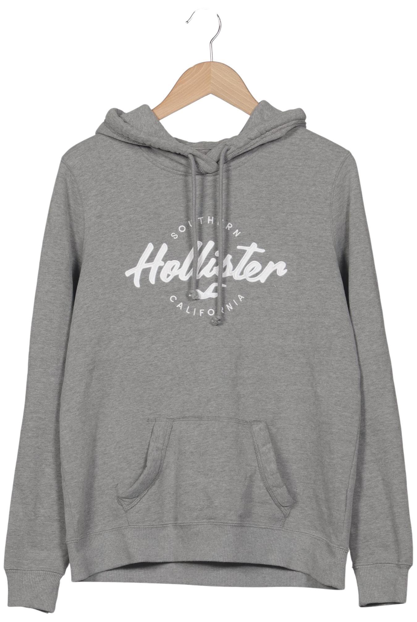 

Hollister Damen Kapuzenpullover, grau, Gr. 42
