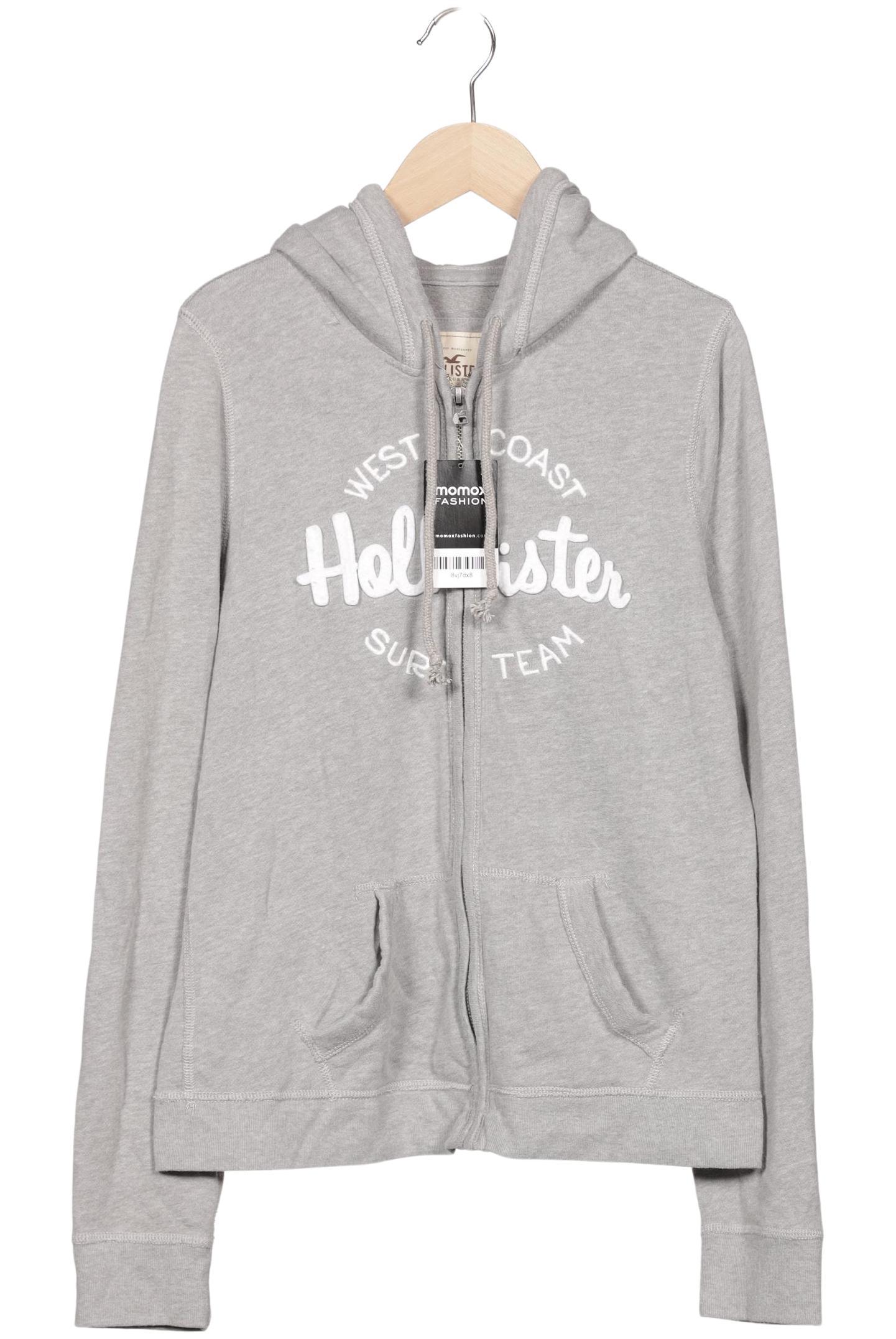 

Hollister Damen Kapuzenpullover, grau, Gr. 42