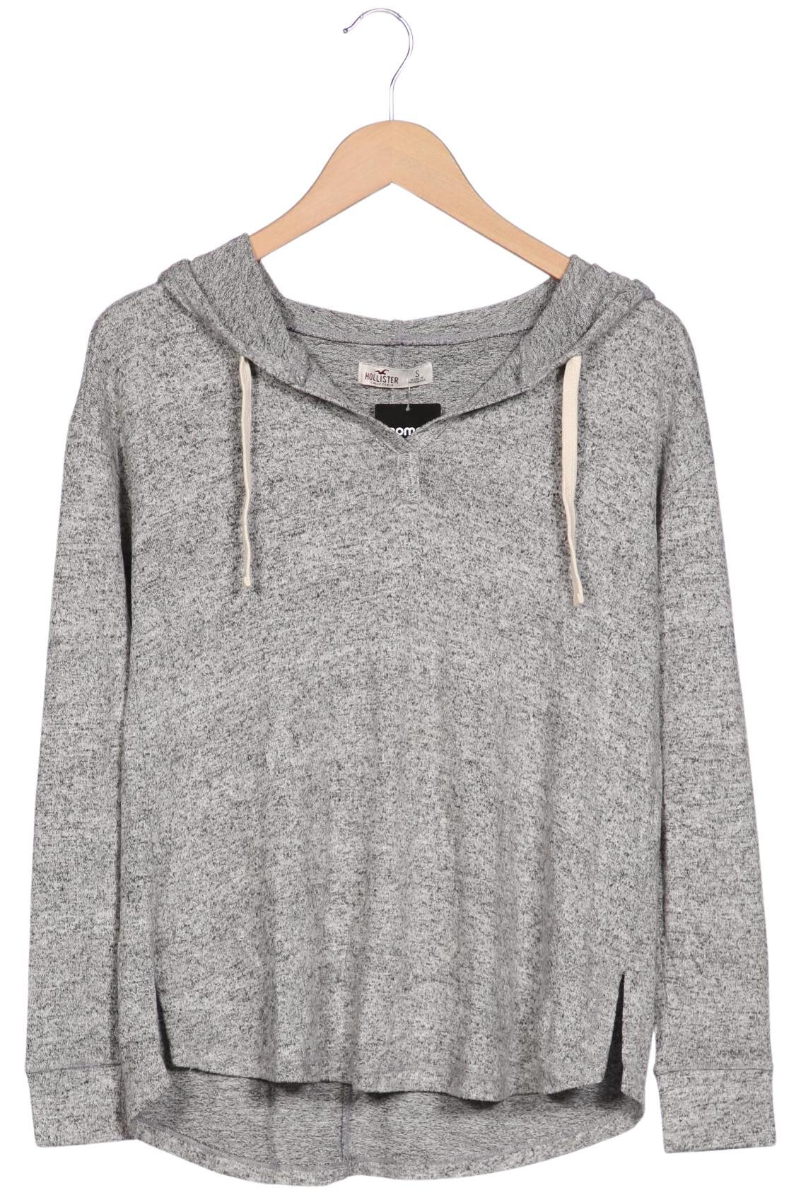

Hollister Damen Kapuzenpullover, grau, Gr. 36