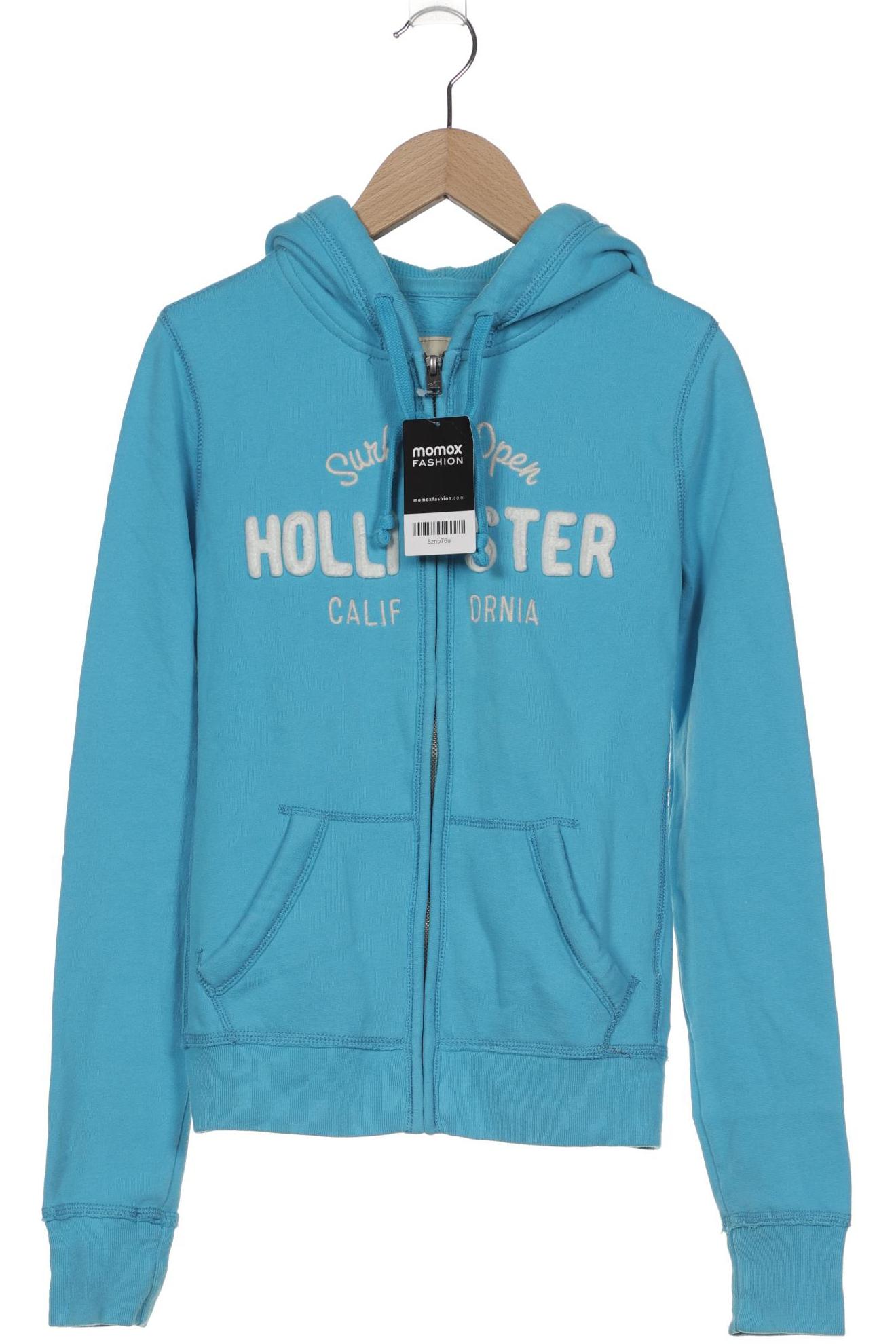 

Hollister Damen Kapuzenpullover, blau, Gr. 36