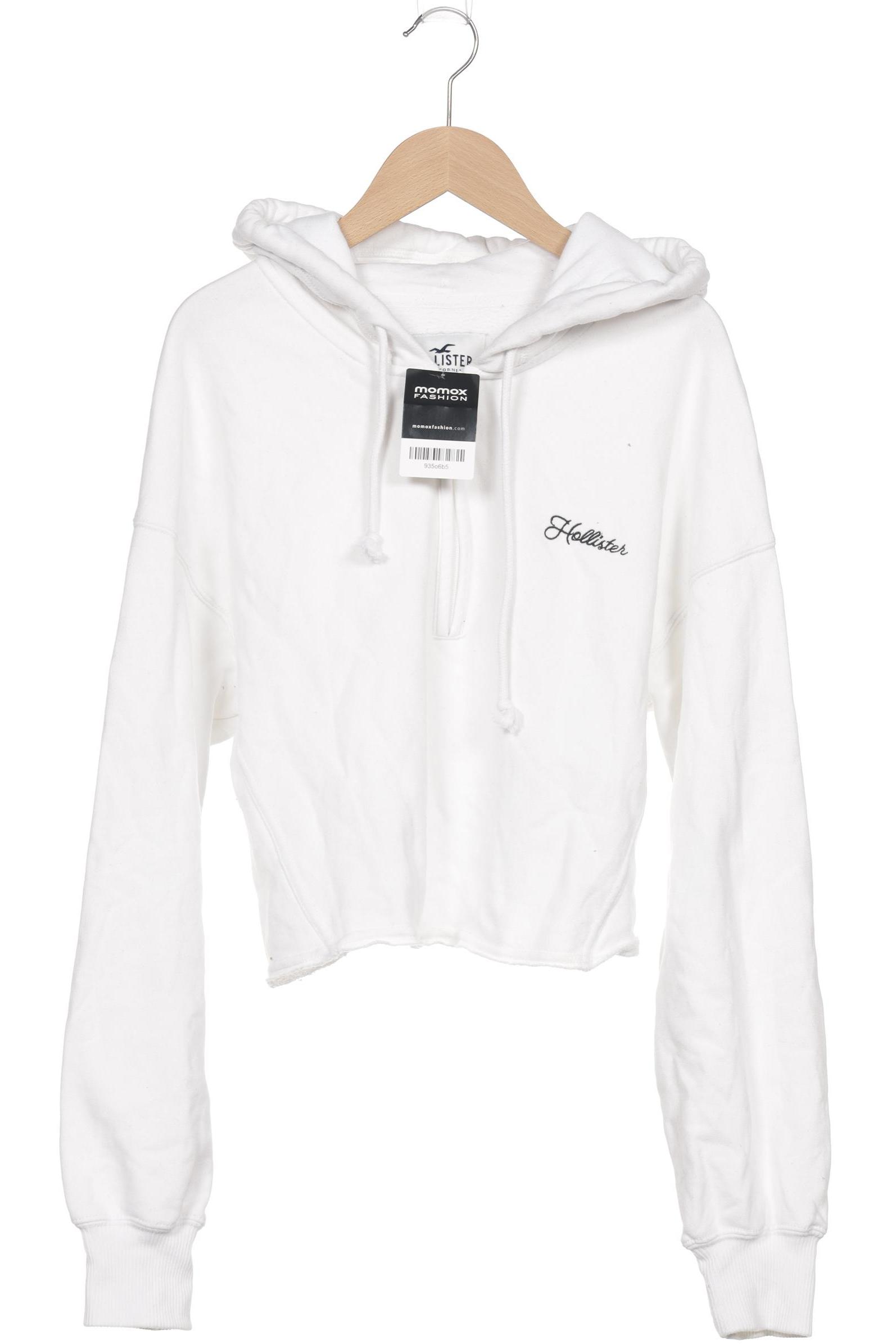 

Hollister Damen Kapuzenpullover, weiß, Gr. 36