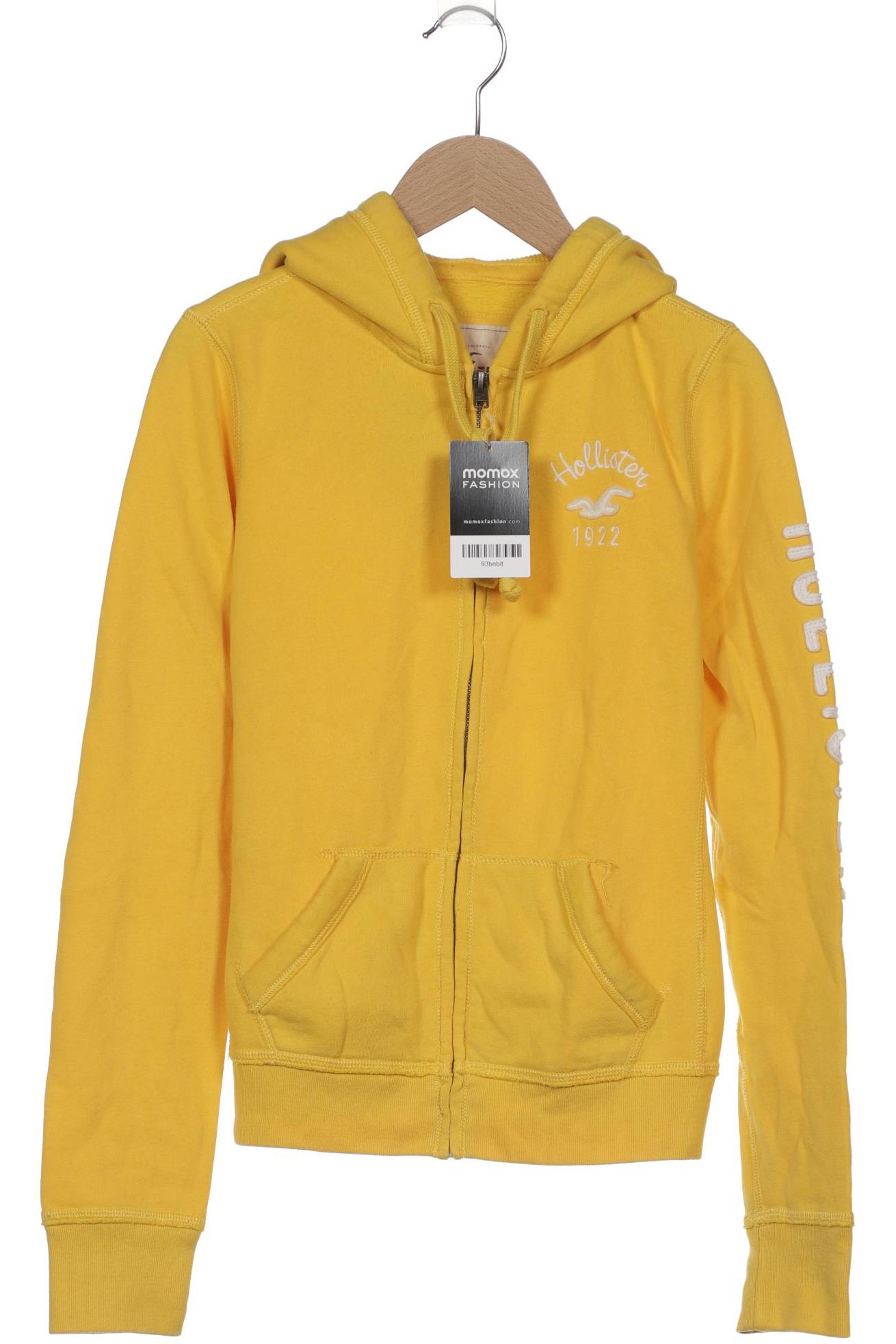 

Hollister Damen Kapuzenpullover, gelb, Gr. 36