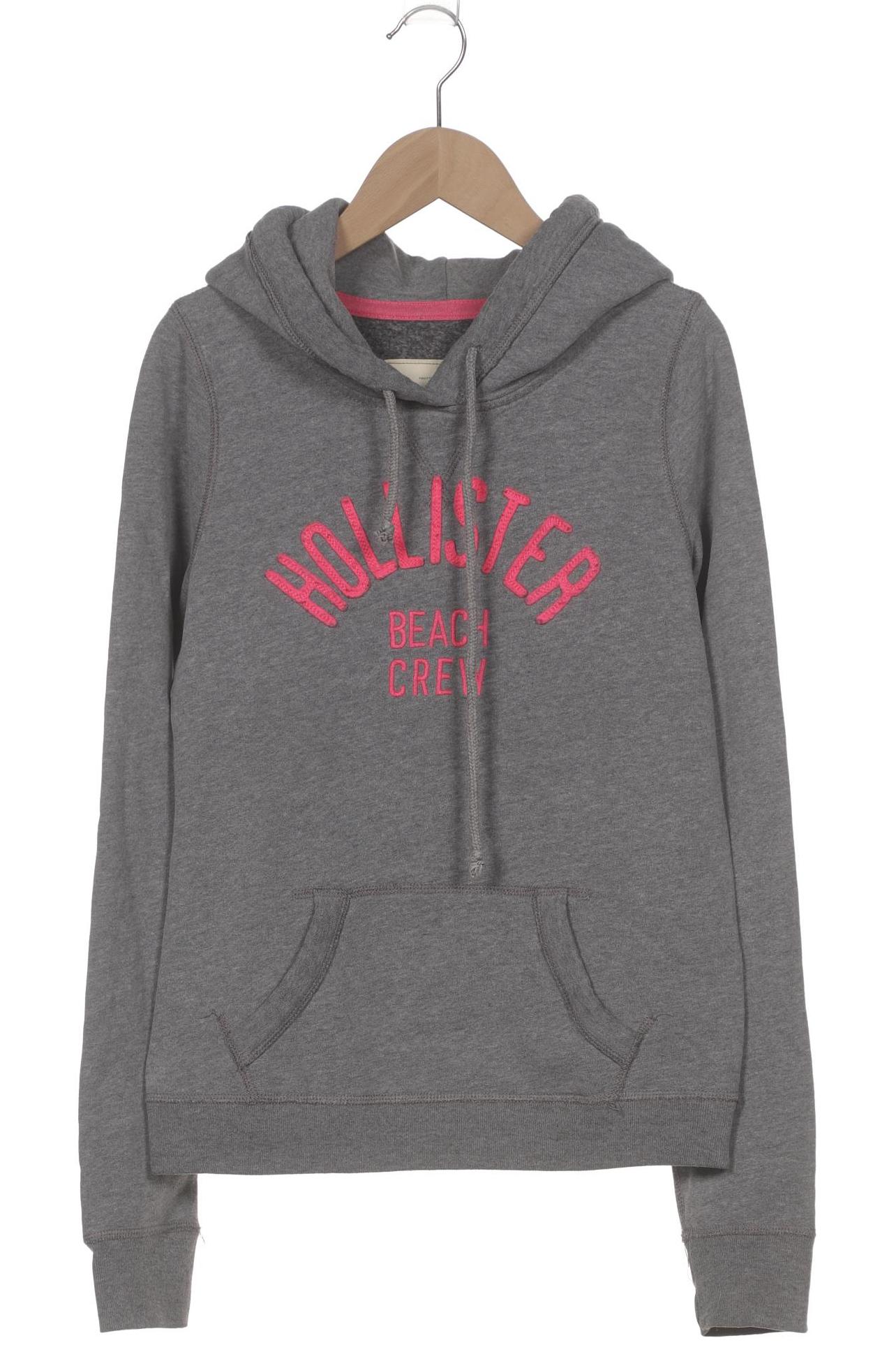 

Hollister Damen Kapuzenpullover, grau, Gr. 36