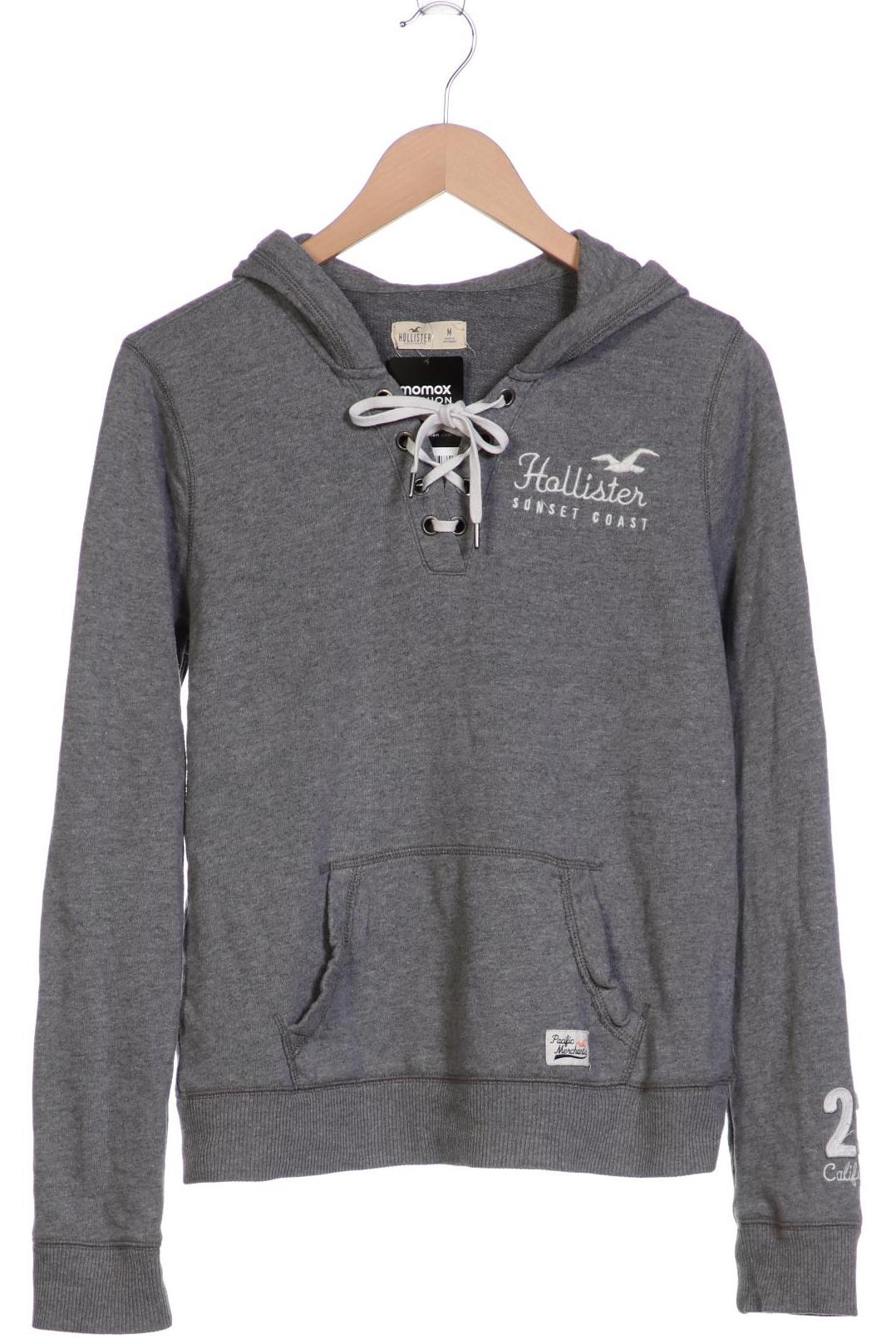 

Hollister Damen Kapuzenpullover, grau, Gr. 38