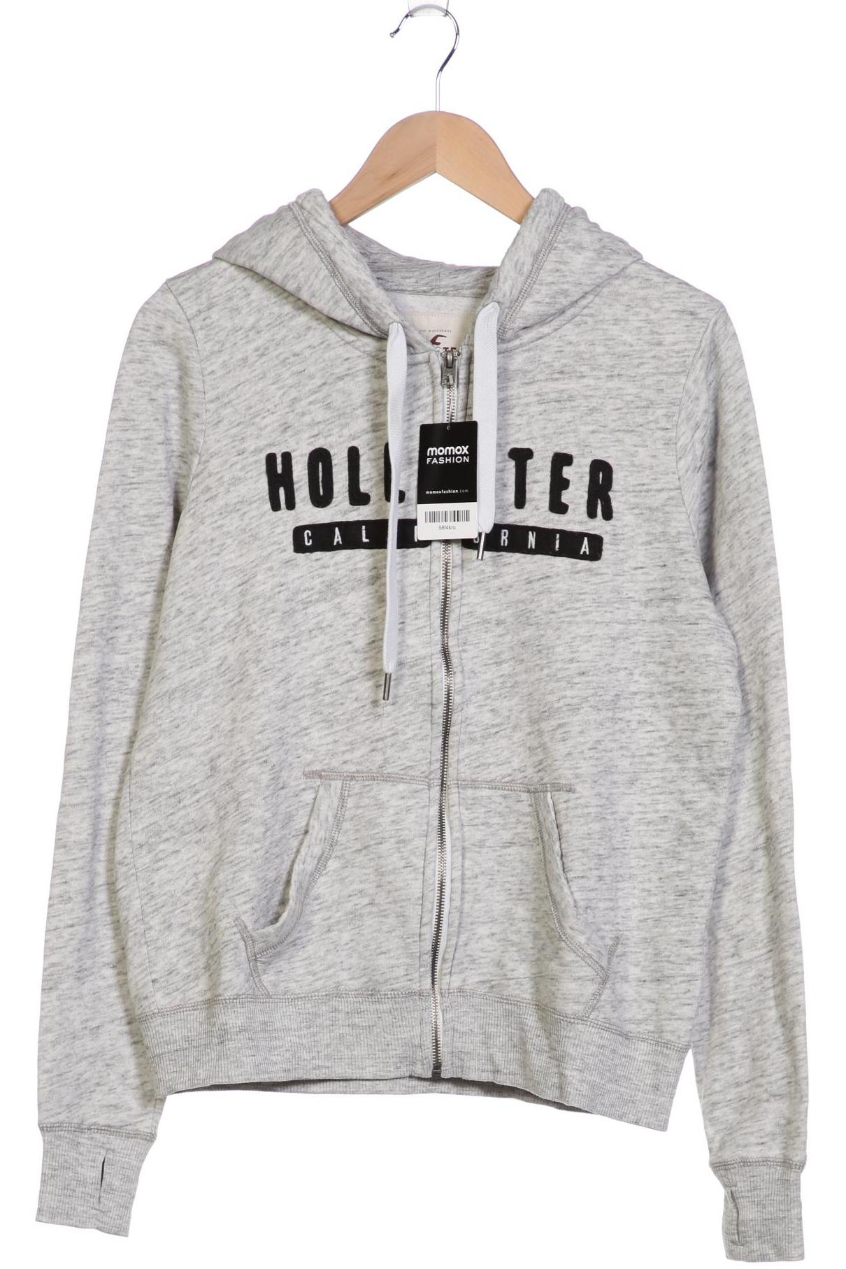 

Hollister Damen Kapuzenpullover, grau, Gr. 42