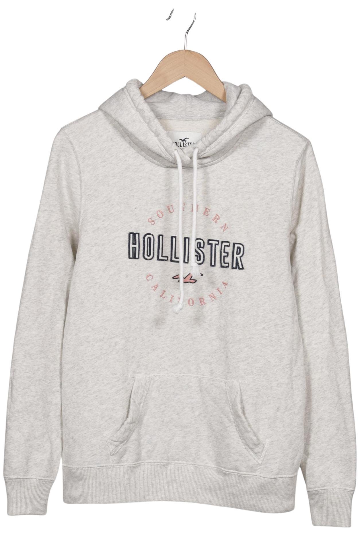 

Hollister Damen Kapuzenpullover, grau, Gr. 42