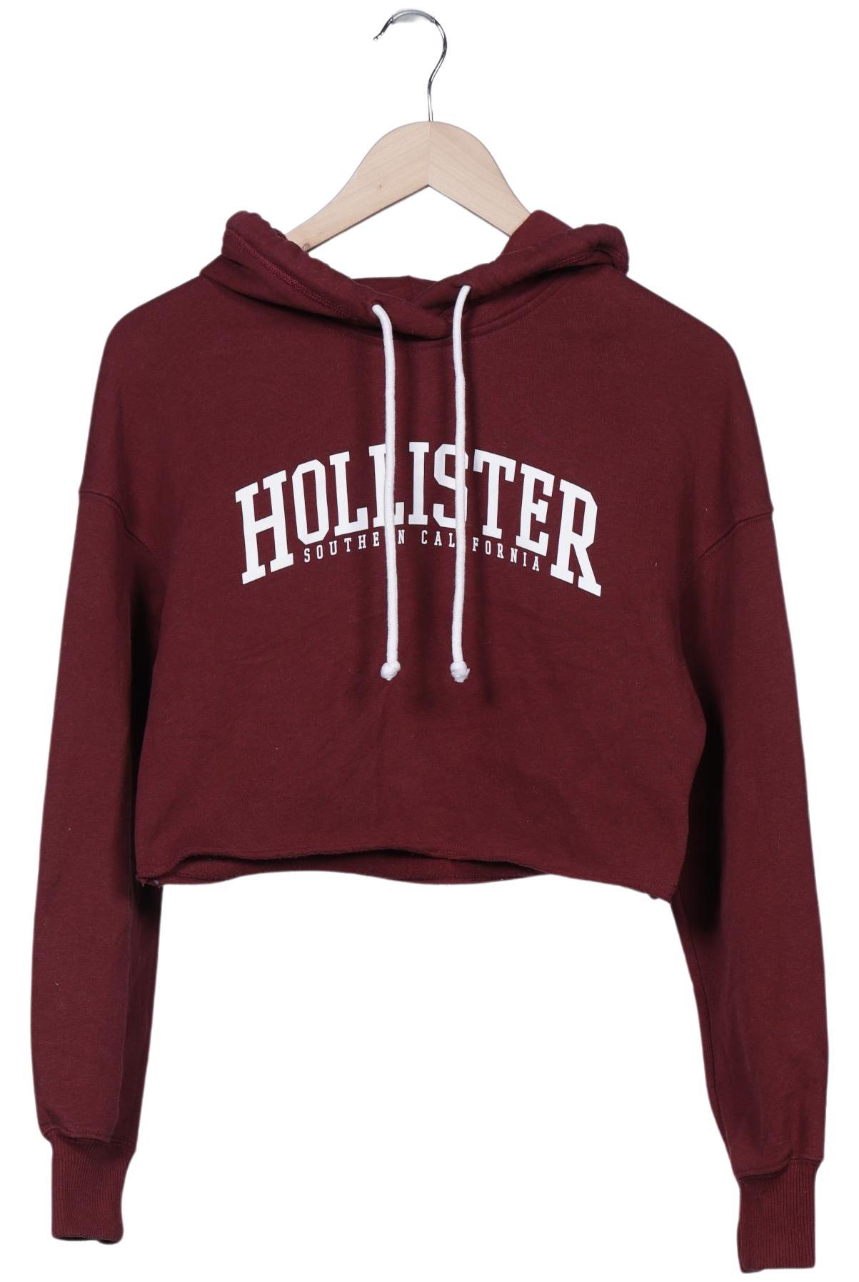 

Hollister Damen Kapuzenpullover, bordeaux, Gr. 34