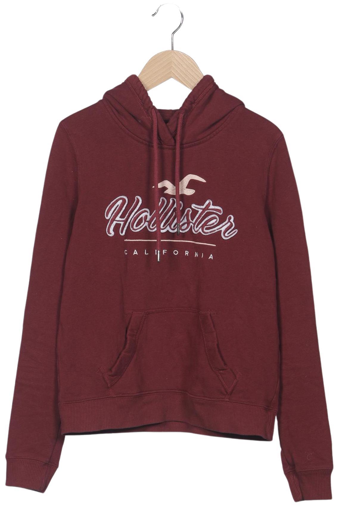 

Hollister Damen Kapuzenpullover, bordeaux, Gr. 36