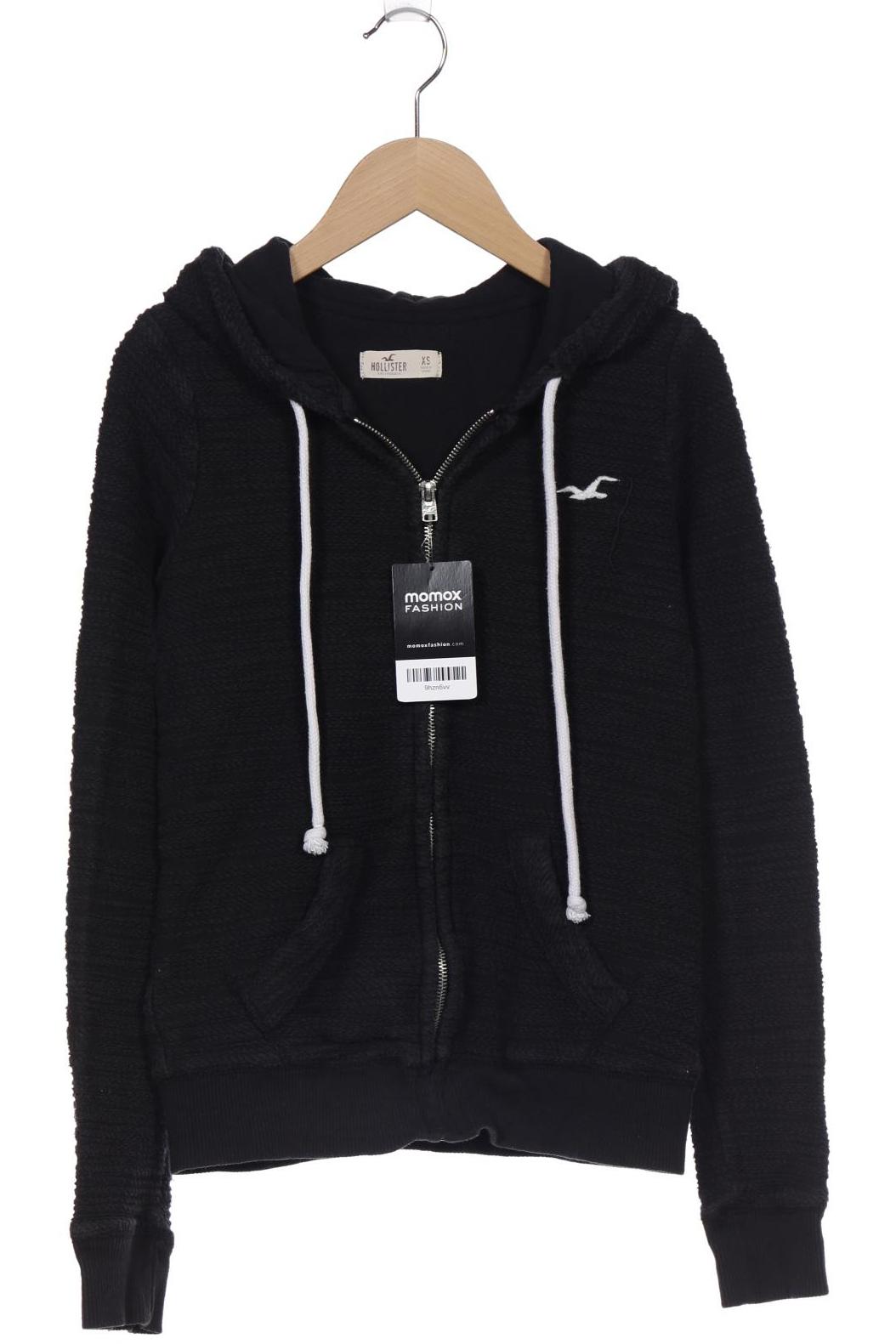 

Hollister Damen Kapuzenpullover, schwarz