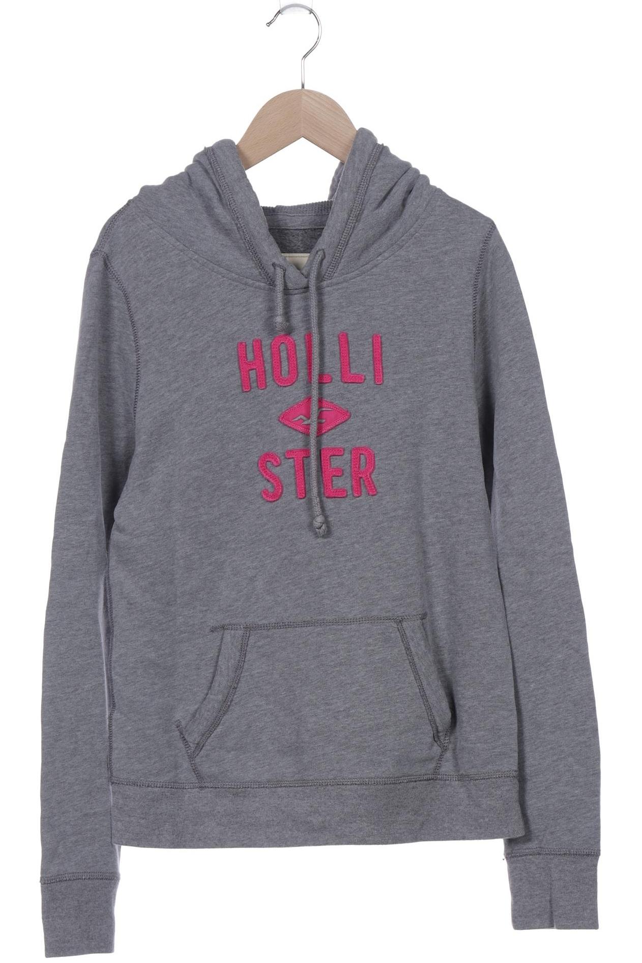 

Hollister Damen Kapuzenpullover, grau, Gr. 42