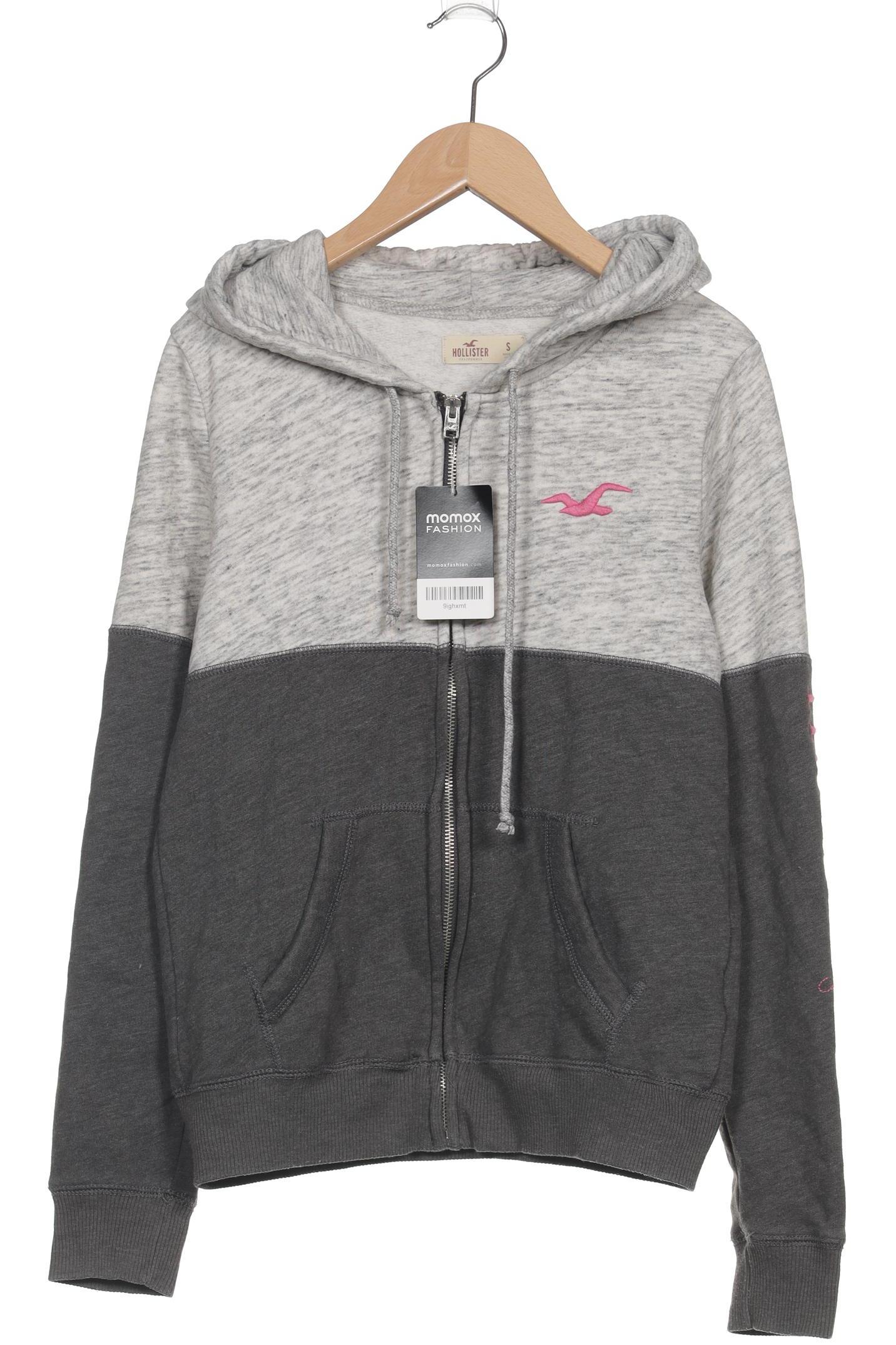 

Hollister Damen Kapuzenpullover, grau, Gr. 36