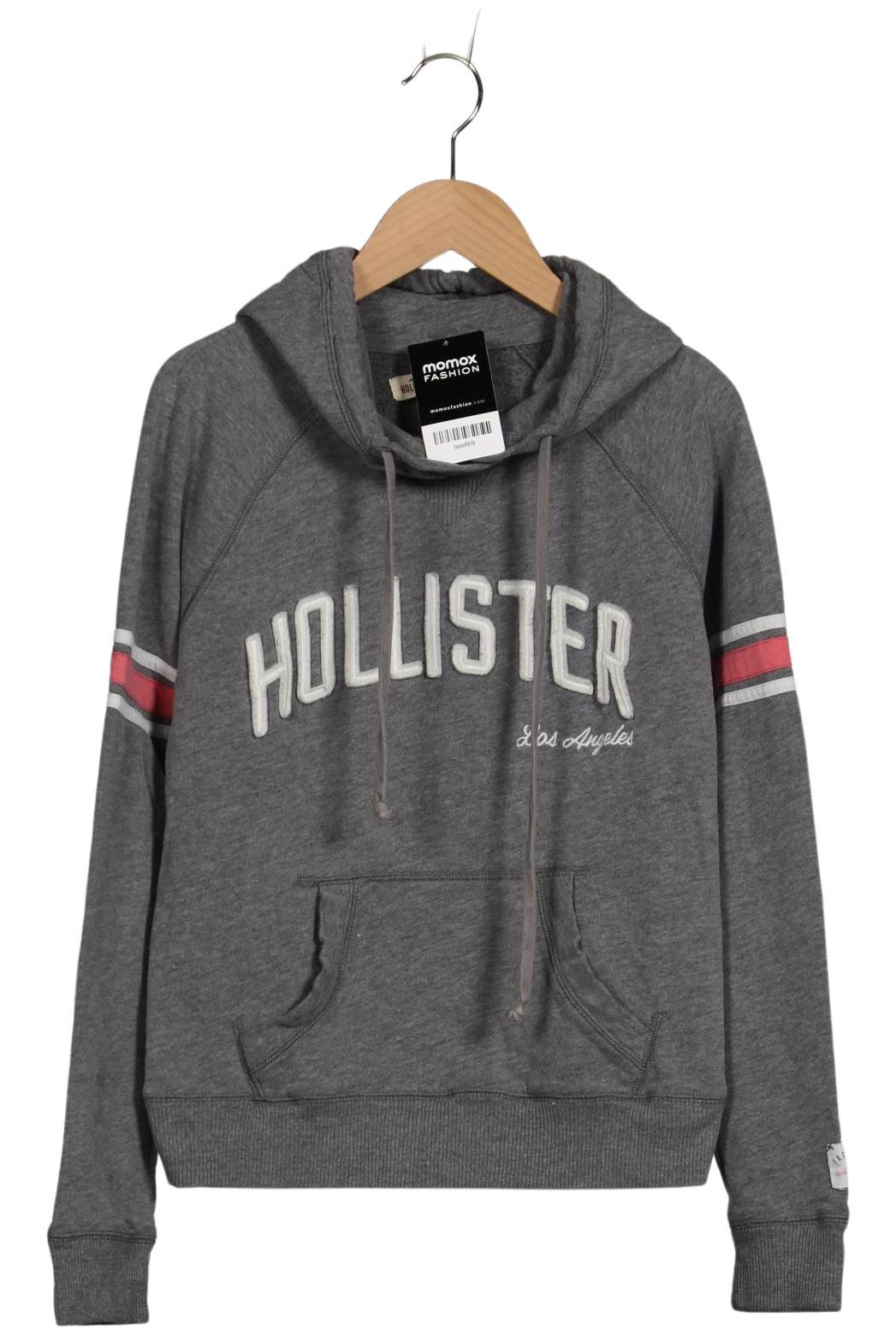 

Hollister Damen Kapuzenpullover, grau, Gr. 36