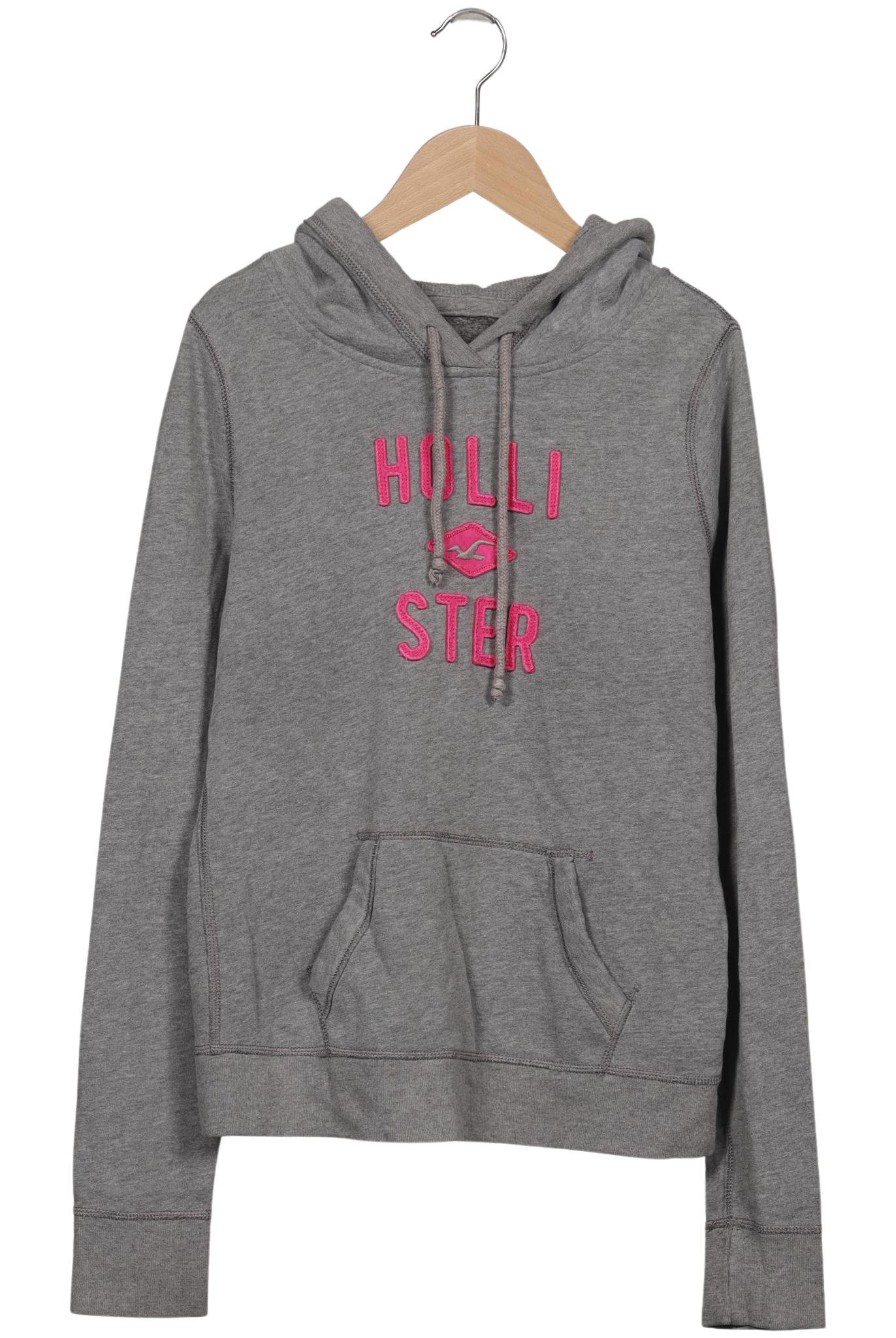 

Hollister Damen Kapuzenpullover, grau, Gr. 42