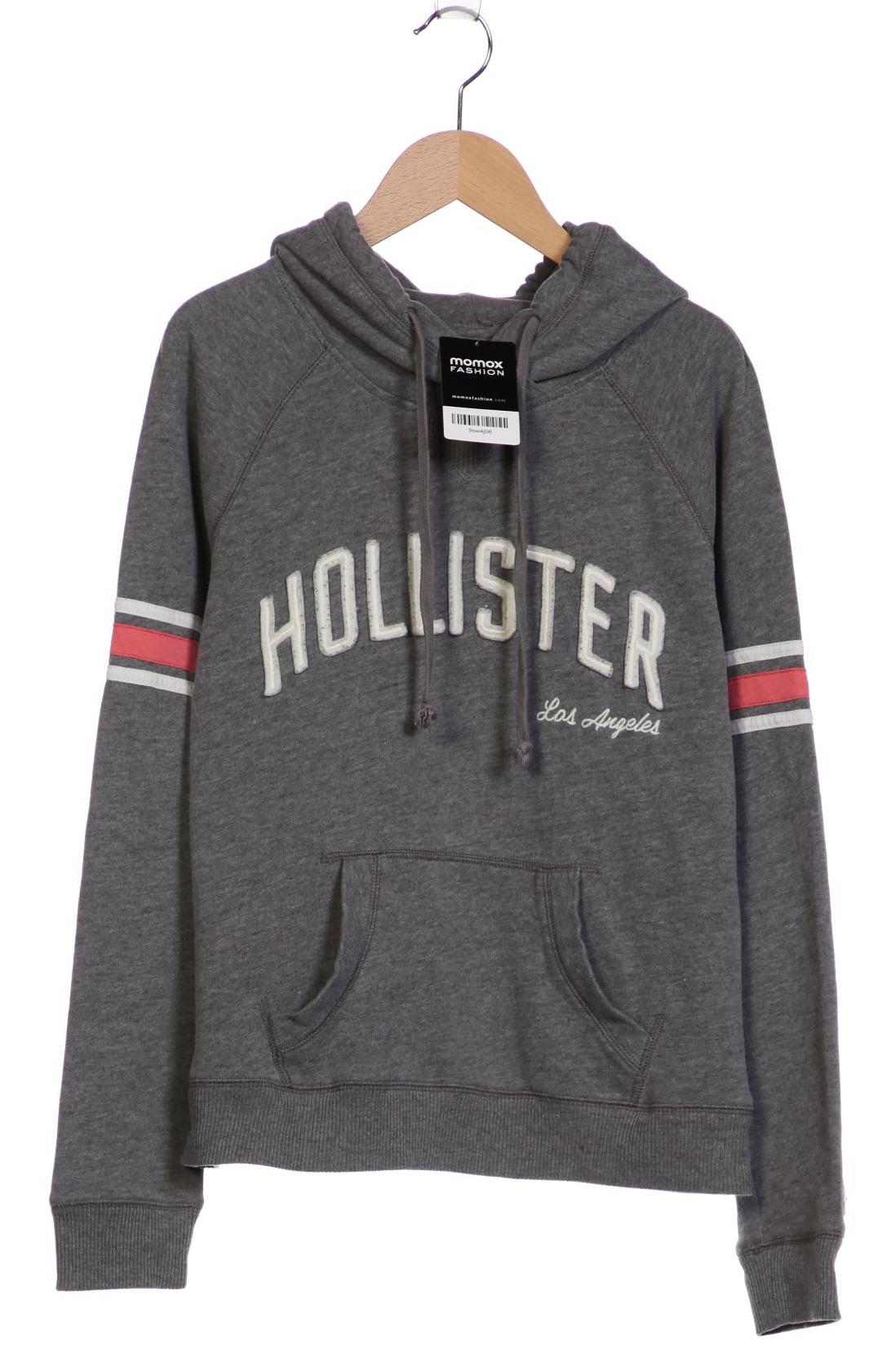 

Hollister Damen Kapuzenpullover, grau, Gr. 38