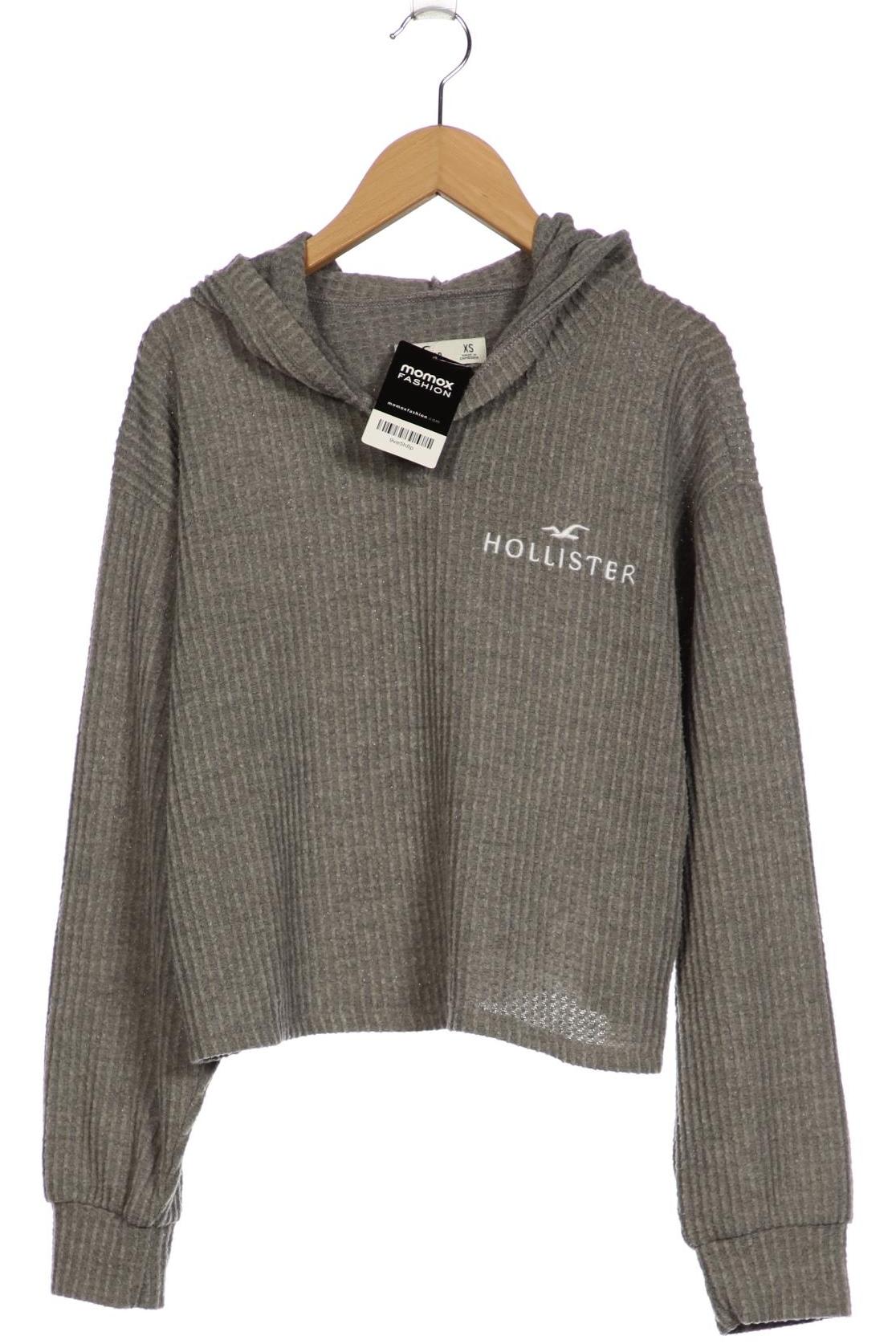 

Hollister Damen Kapuzenpullover, grau, Gr. 34