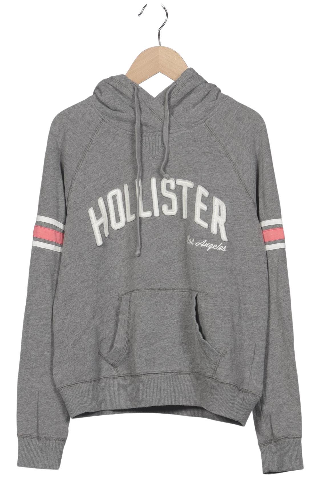 

Hollister Damen Kapuzenpullover, grau, Gr. 36