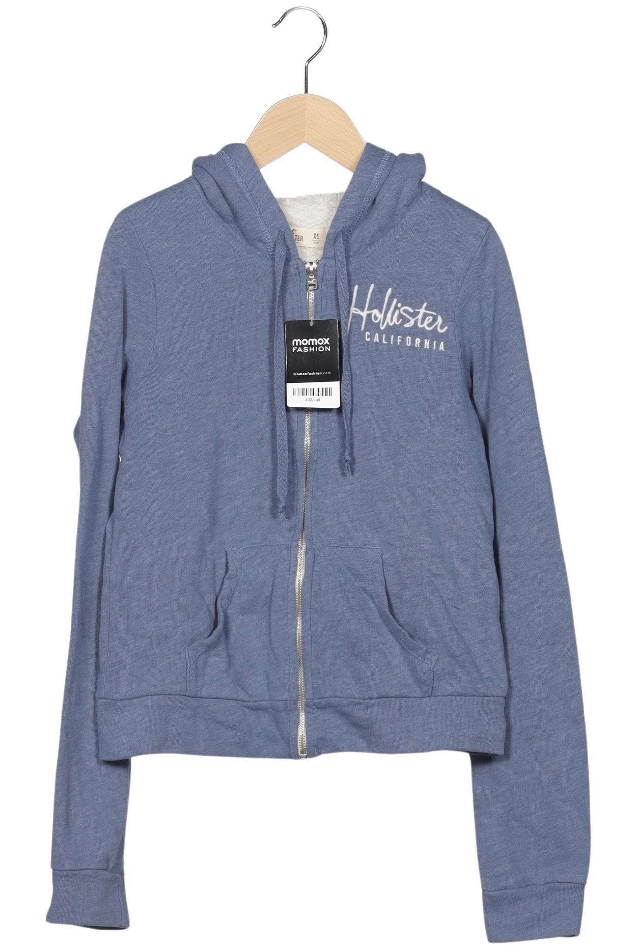 

Hollister Damen Kapuzenpullover, blau, Gr. 34