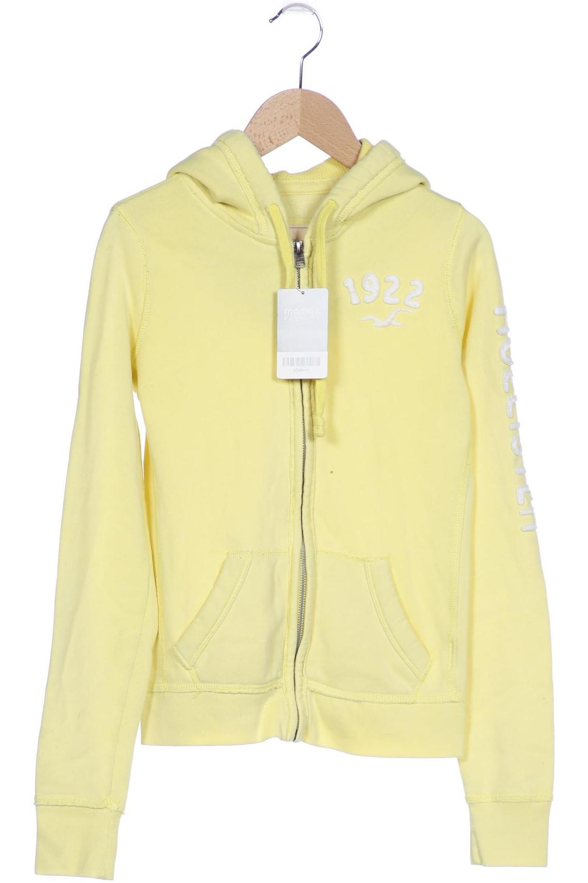 

Hollister Damen Kapuzenpullover, gelb