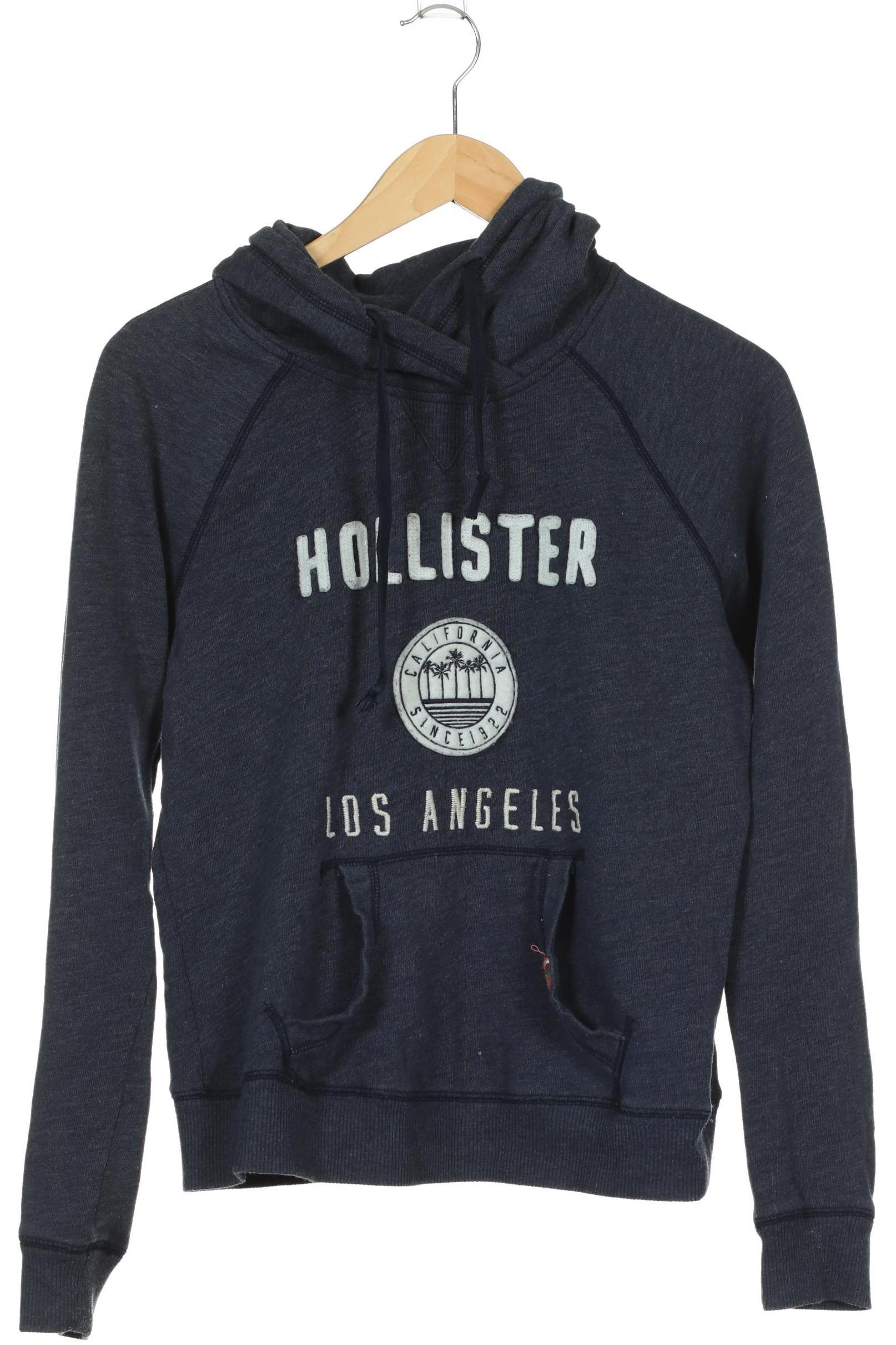 

Hollister Damen Kapuzenpullover, blau, Gr.