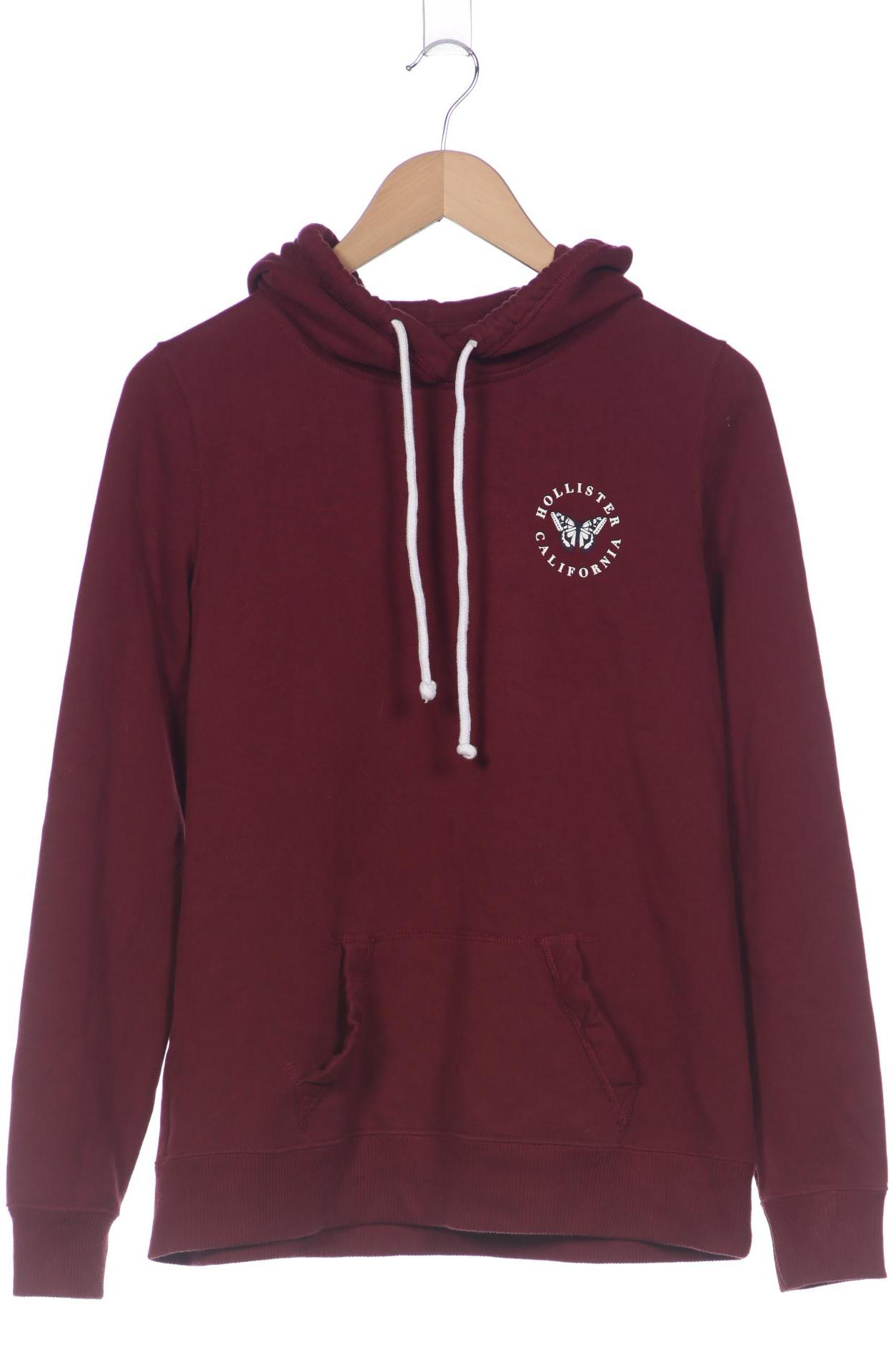 

Hollister Damen Kapuzenpullover, bordeaux, Gr. 38