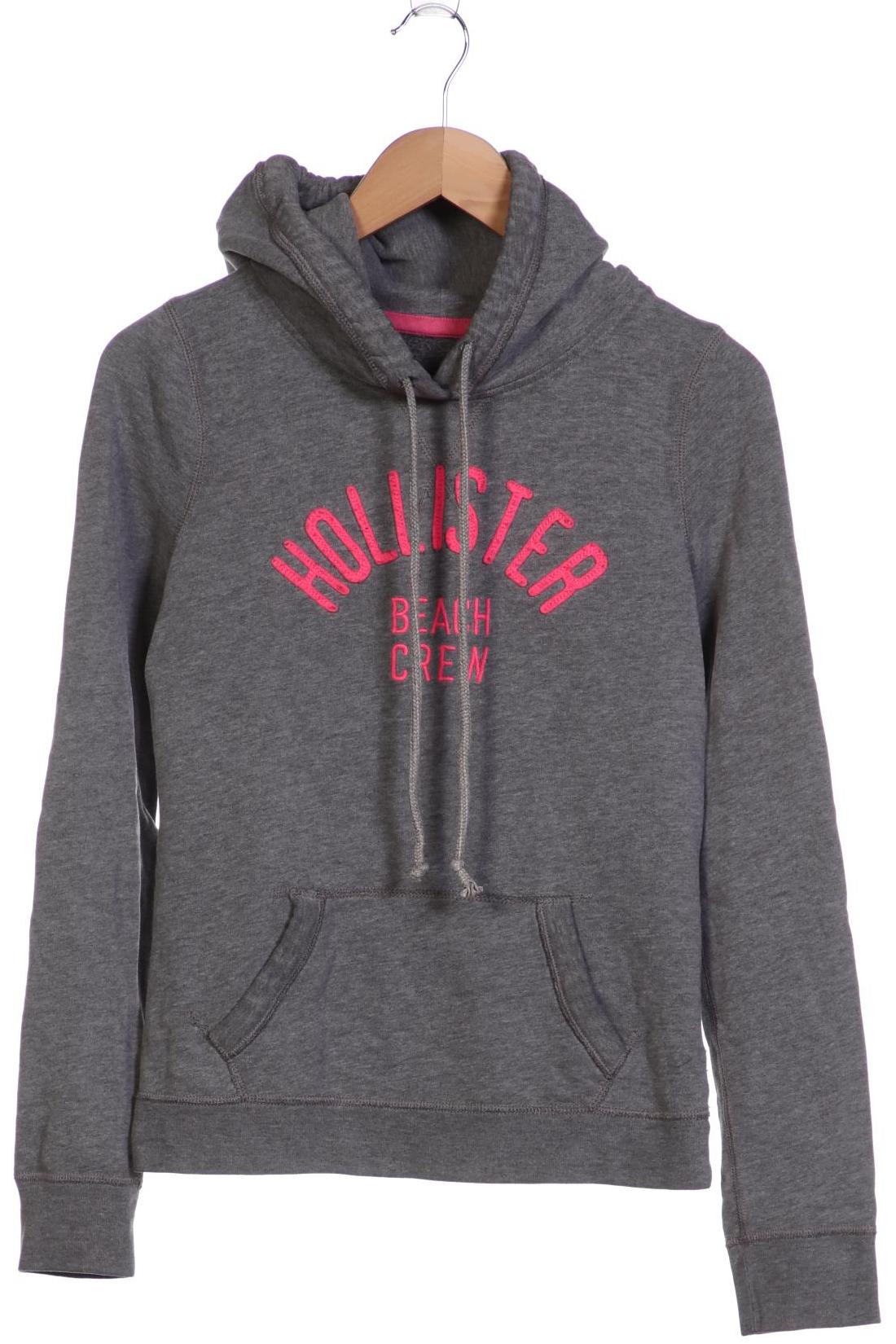 

Hollister Damen Kapuzenpullover, grau, Gr. 38