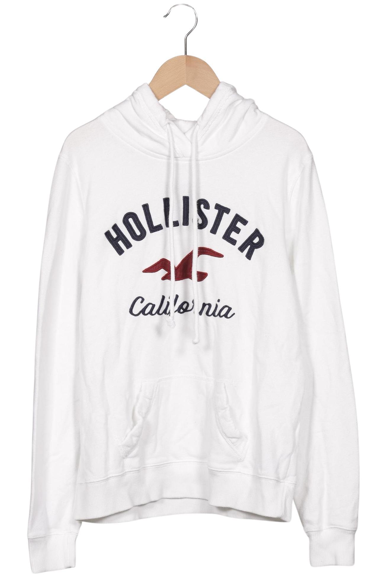 

Hollister Damen Kapuzenpullover, weiß, Gr. 38