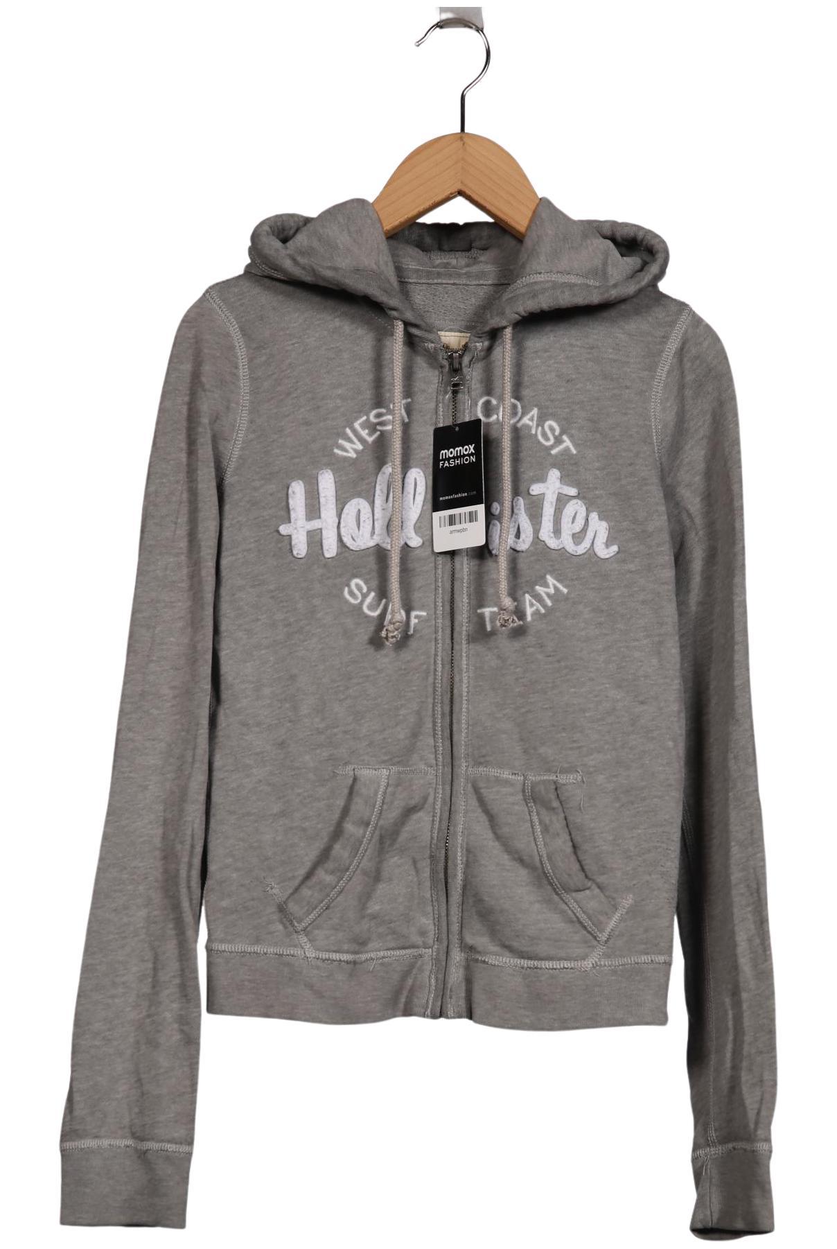 

Hollister Damen Kapuzenpullover, grau, Gr. 34