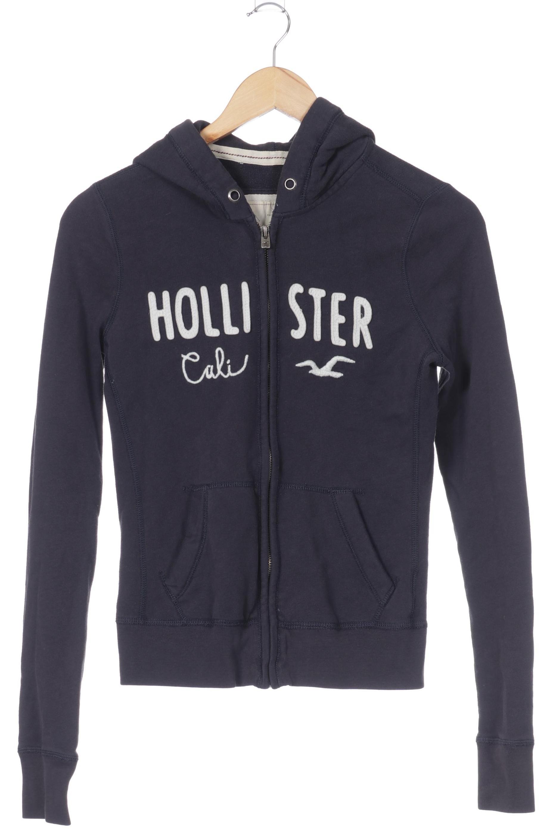 

Hollister Damen Kapuzenpullover, blau, Gr.